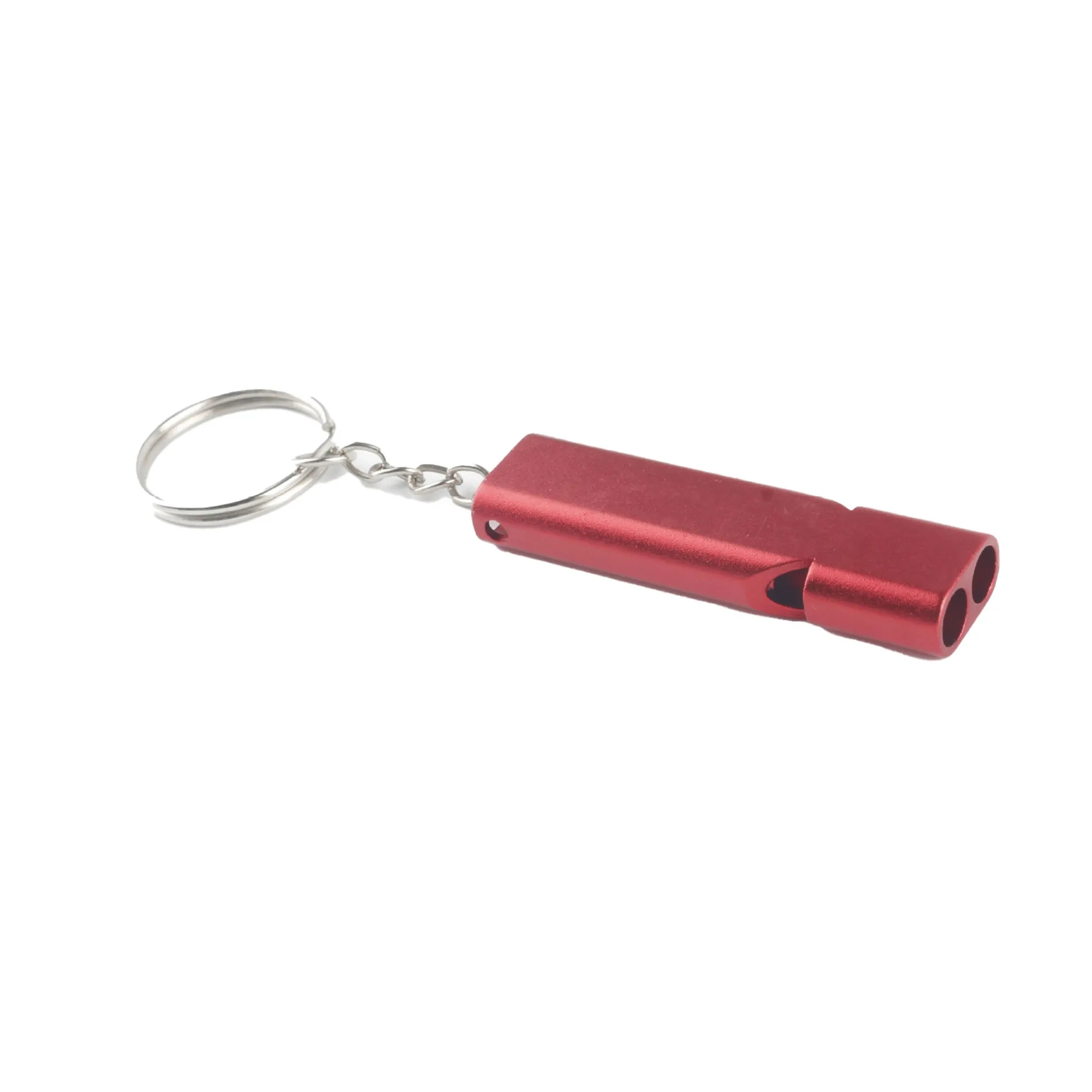 MOQ 10 Double Hole High Frequency Aluminum Alloy Whistle 24