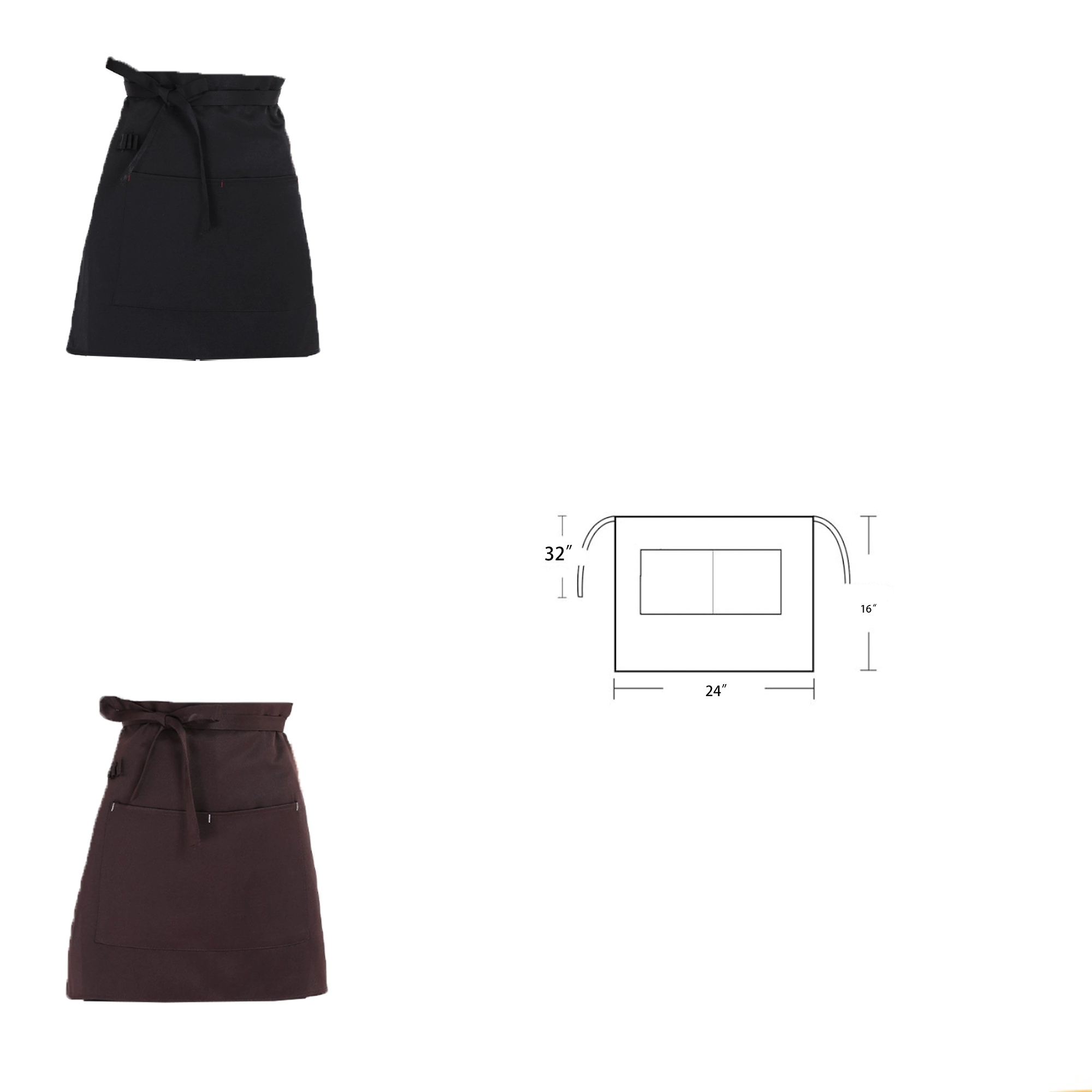 Apron&Pocket Handy Service Half Waist 3