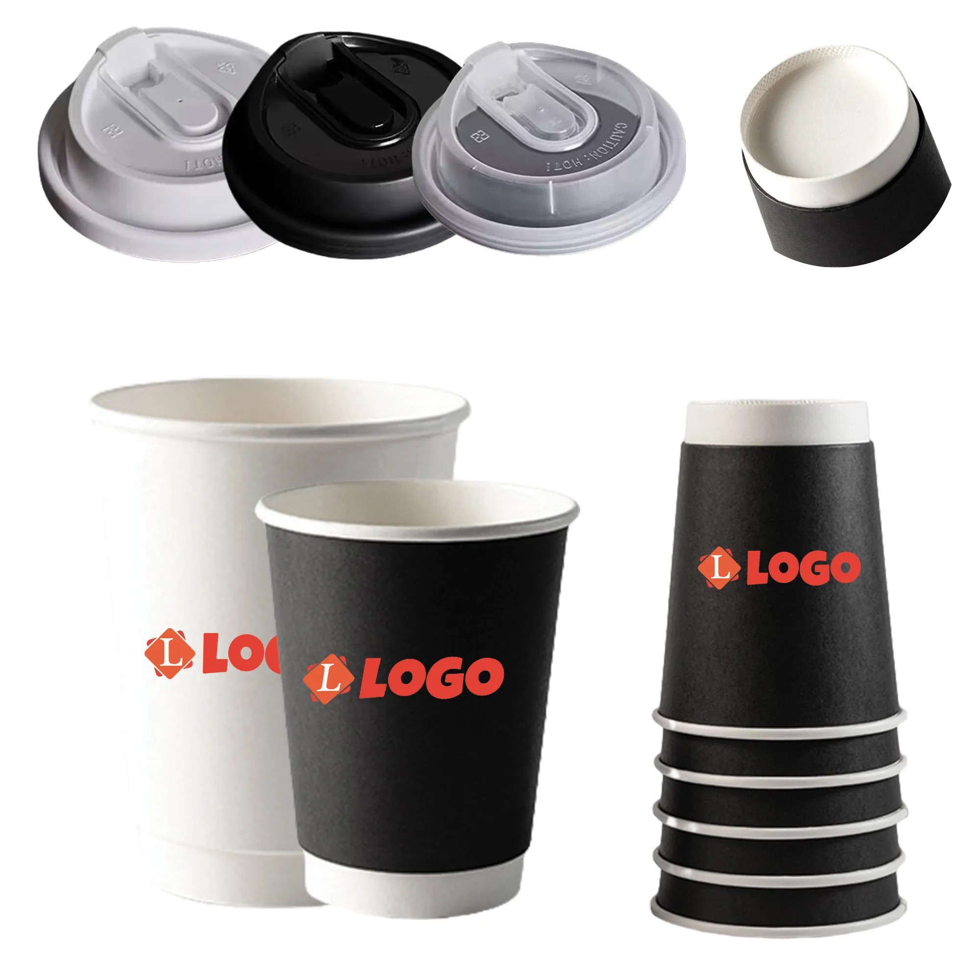 Disposable Coffee Cup With Lid 4