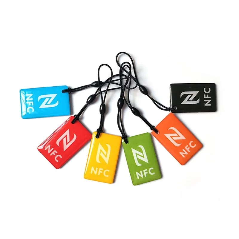 Waterproof Epoxy Smart NFC Card with Keychain