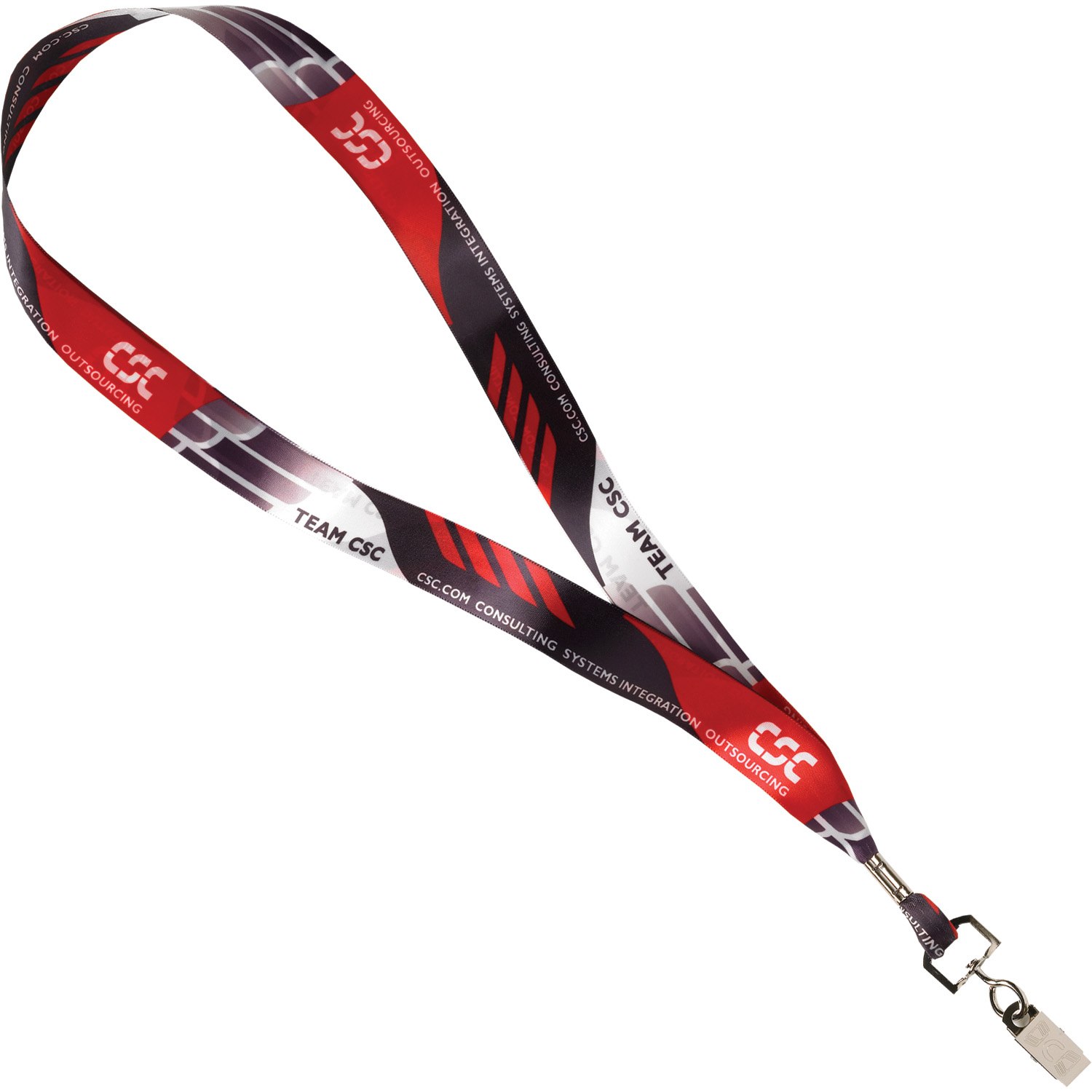 7/8" Full Color Satin Lanyard 4