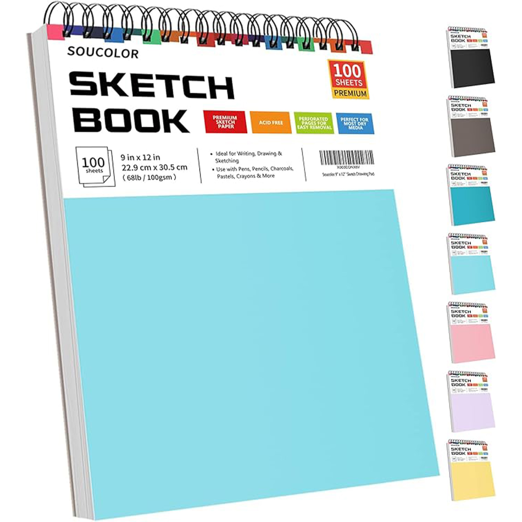 Writing And Drawing Spiral Bound Sketchbook 18