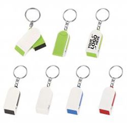 Screen Cleaner and Phone Stand Keychain