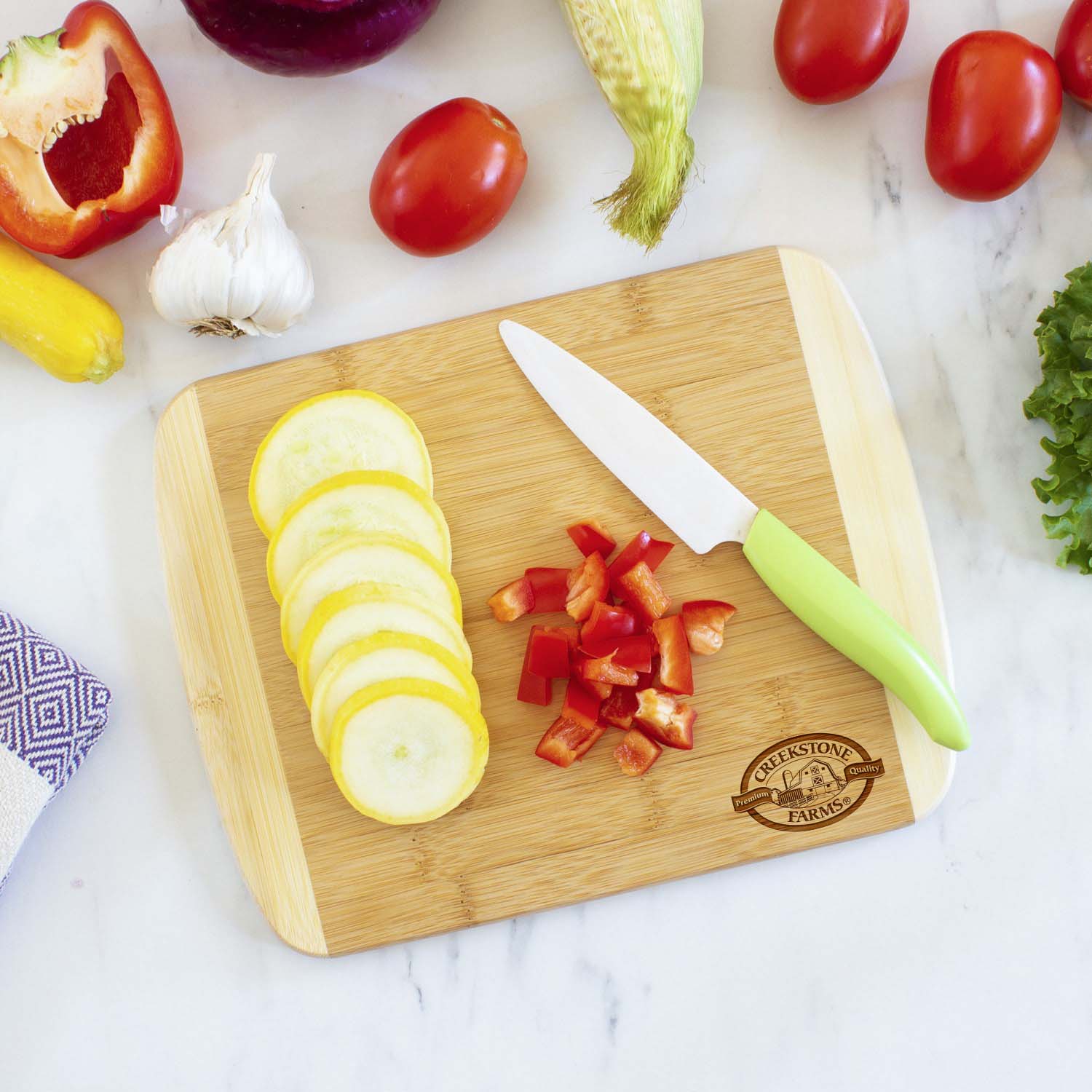11" Two-Tone Cutting Board 8