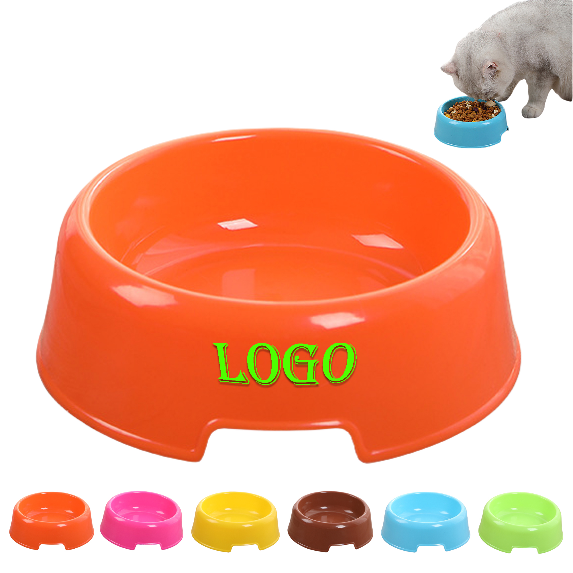 Durable Plastic Pet Food Bowl 4