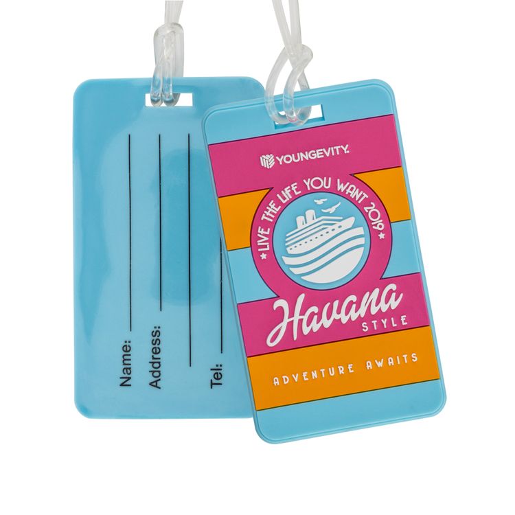 Custom PVC Luggage Tags (Write-on Back) - SFXLTW | EMT