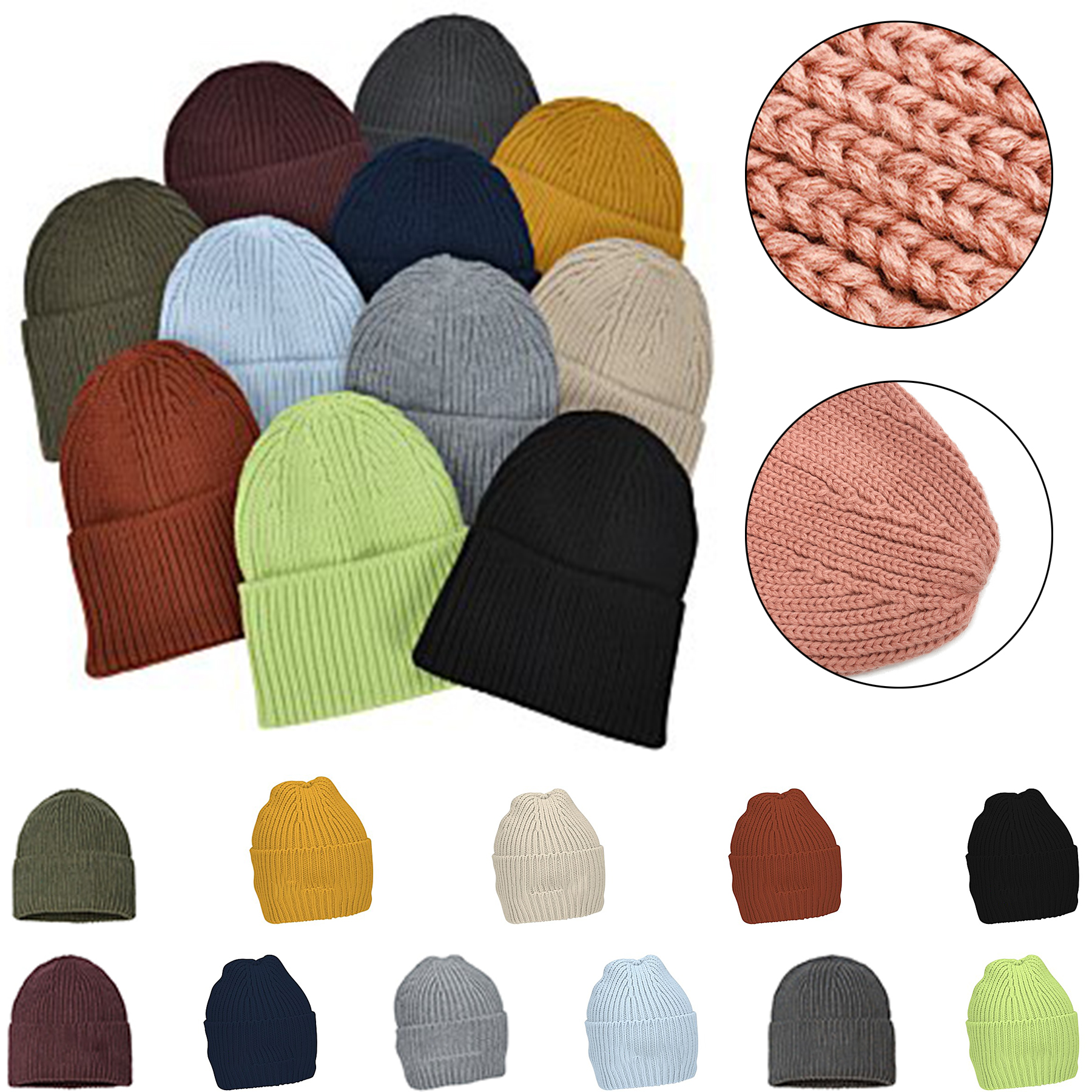 Knit Cuff Beanie 6