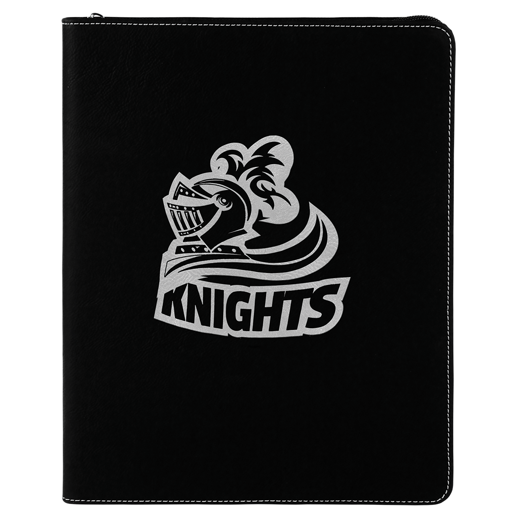 Laser Engraved Leatherette Legal Padfolio with Zipper and Notebook (9.5" x 12") 25