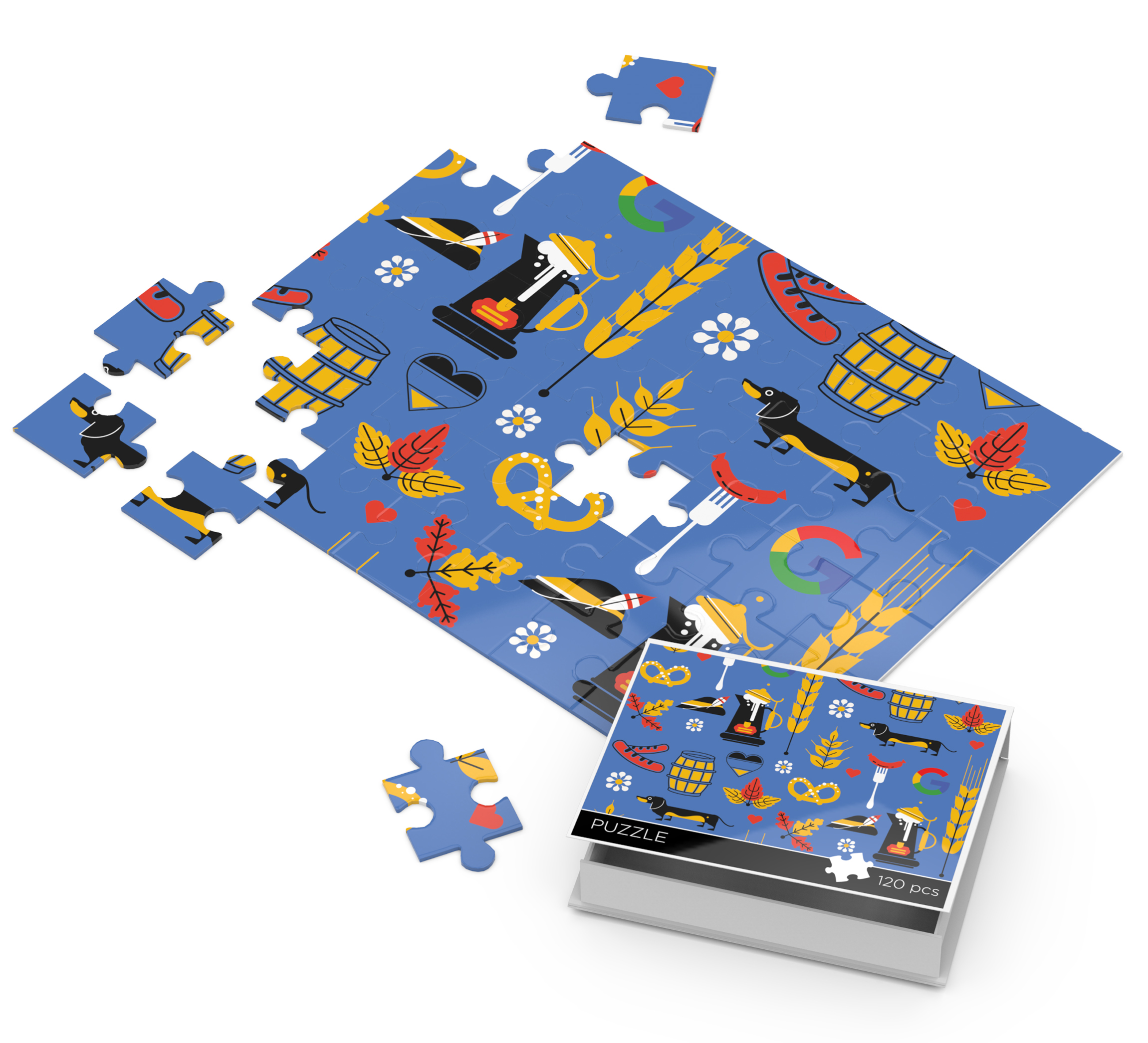 Puzzle: 120 piece puzzle with premium gift box 18