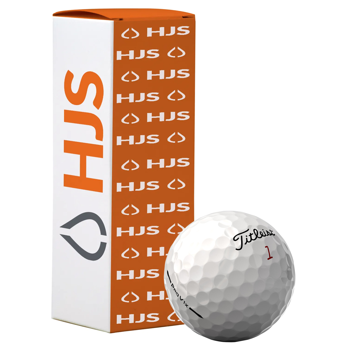 Titleist Pro V1x Golf Ball in Custom Three Ball Sleeve 3