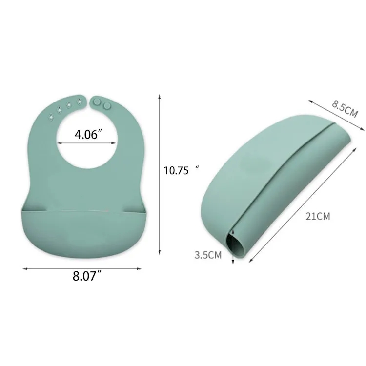 Waterproof Silicone Baby Bib 4
