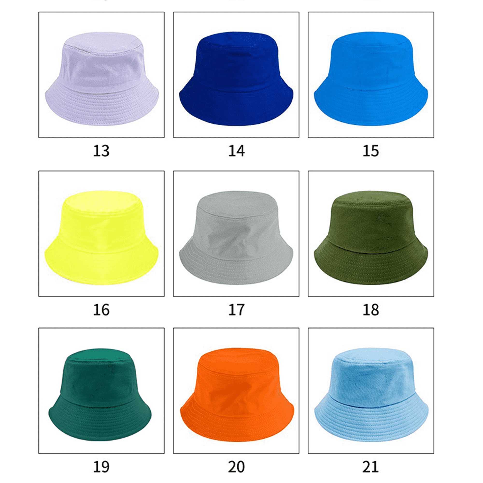 Full Color Cotton Fisherman Bucket Hat 10