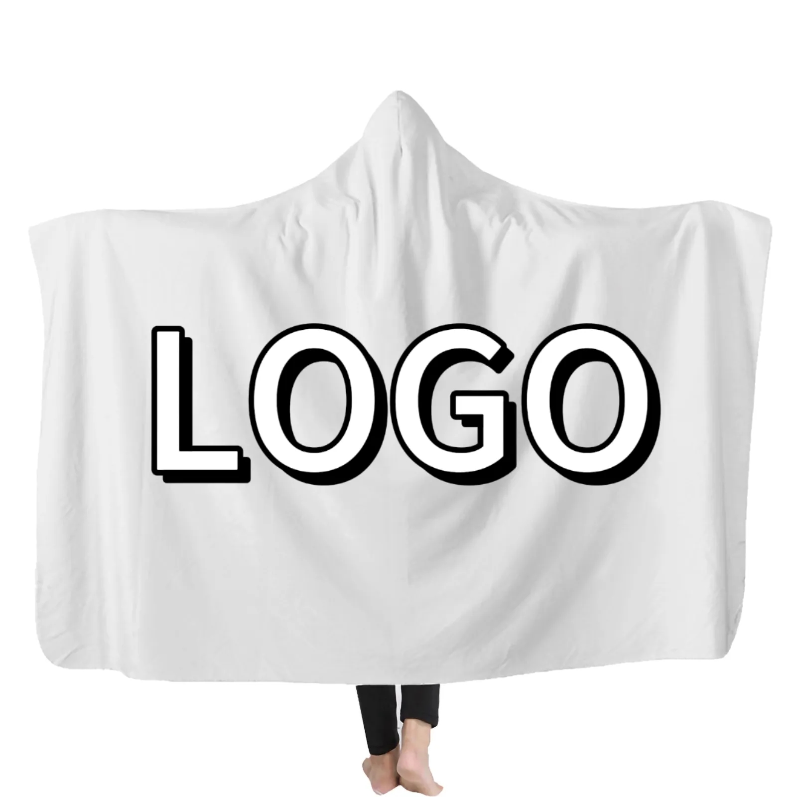 Sherpa Crystal Hooded Blanket for Adults/Kids