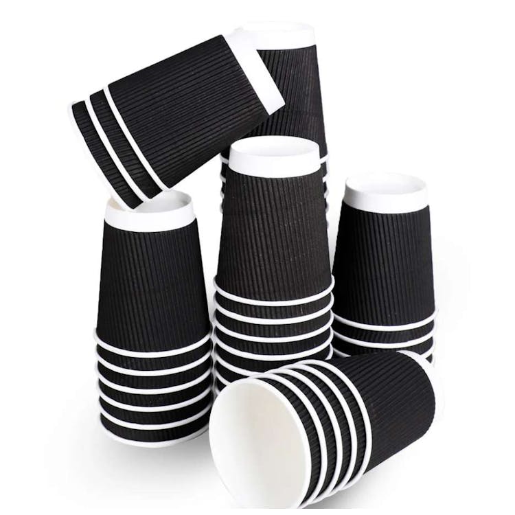 Three Leaf 9oz. Ripple Wall Cups 45 Pack 3
