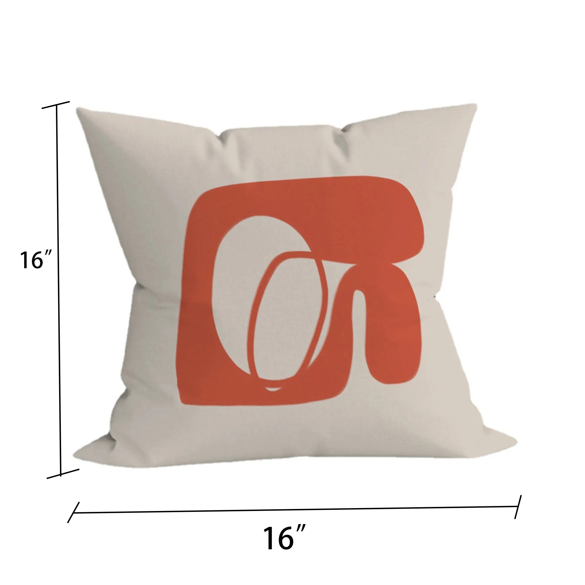 Double-Sided Full Color Custom Pillow WithCore 7