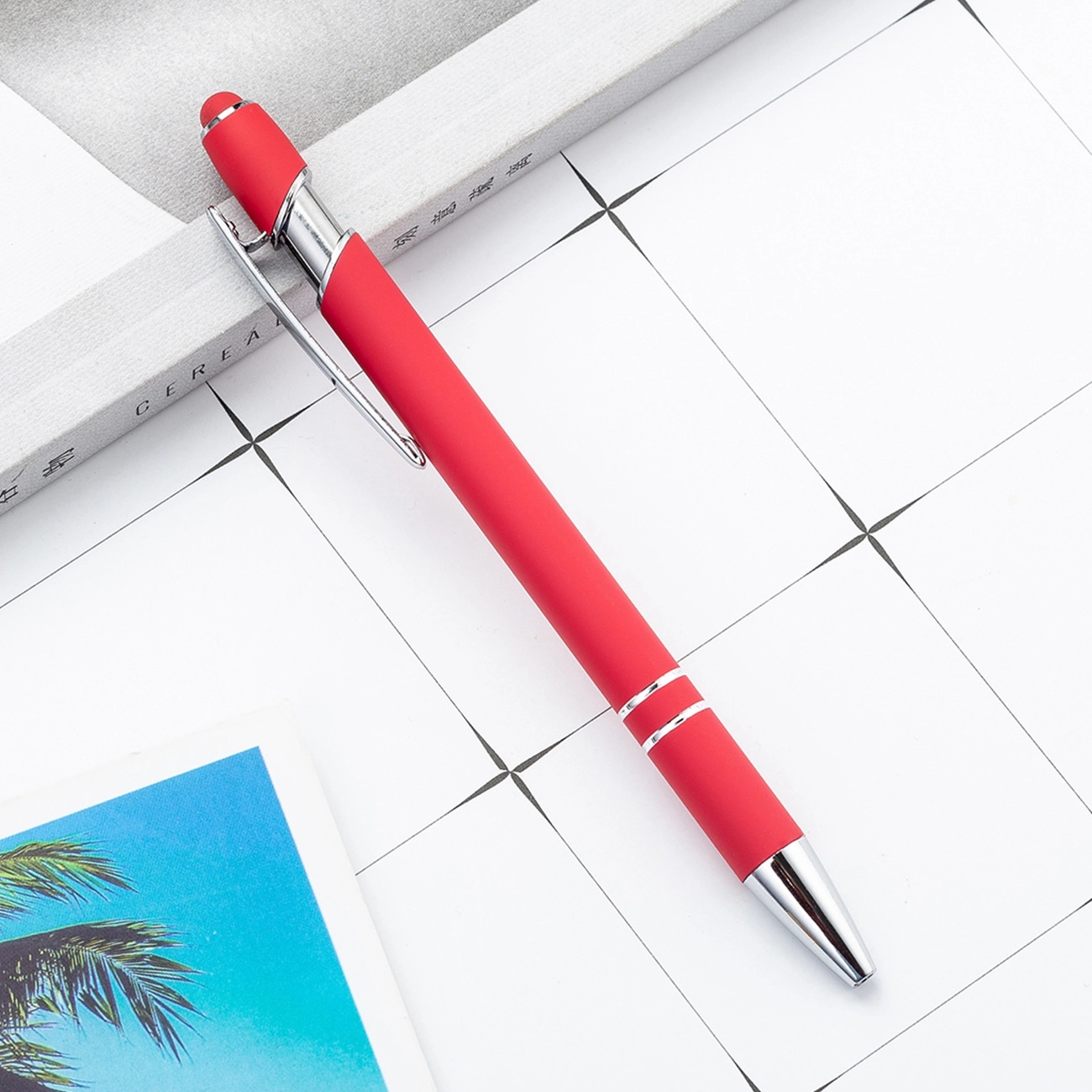 Metal Pen with Stylus 18