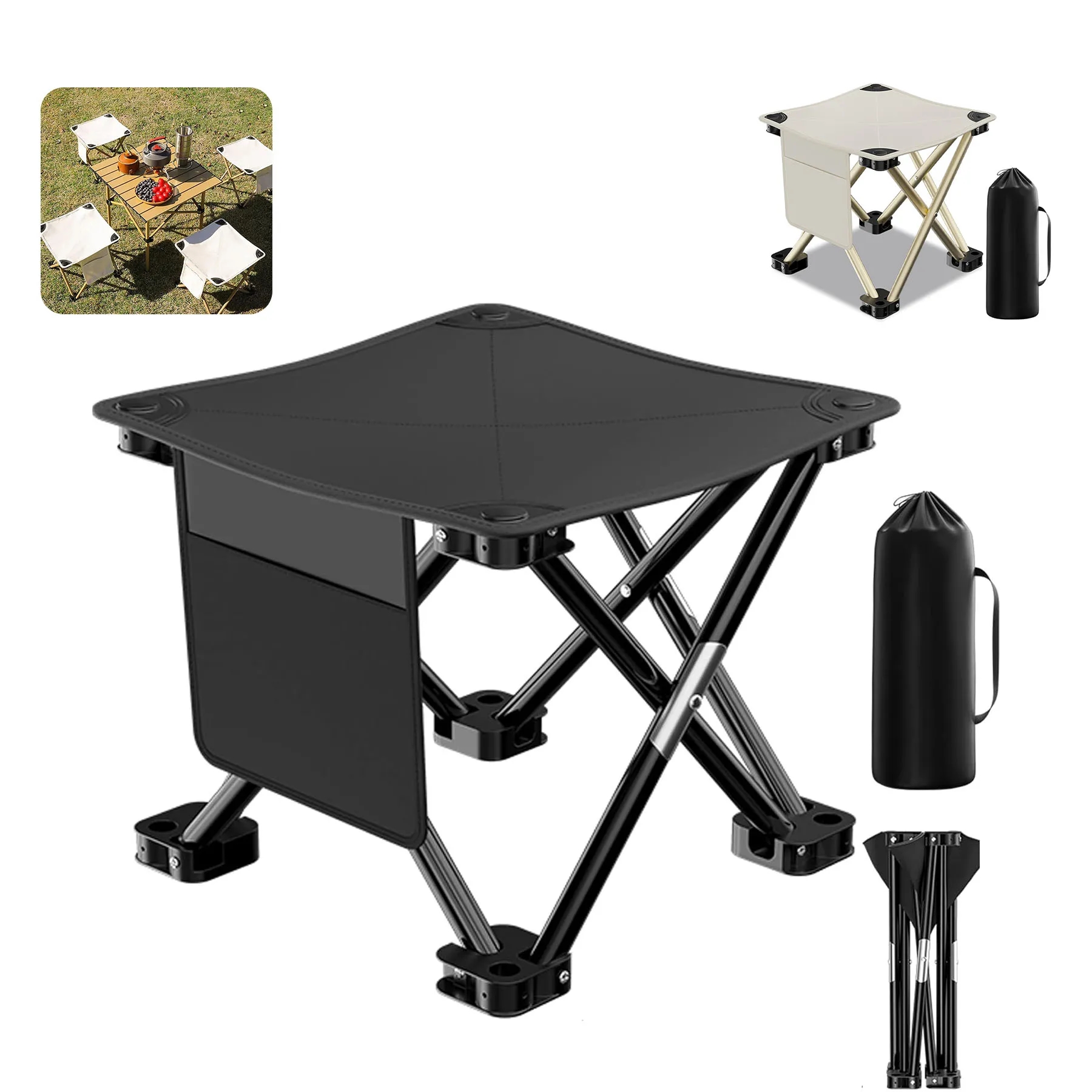 13 Inch Portable Folding Stool 10