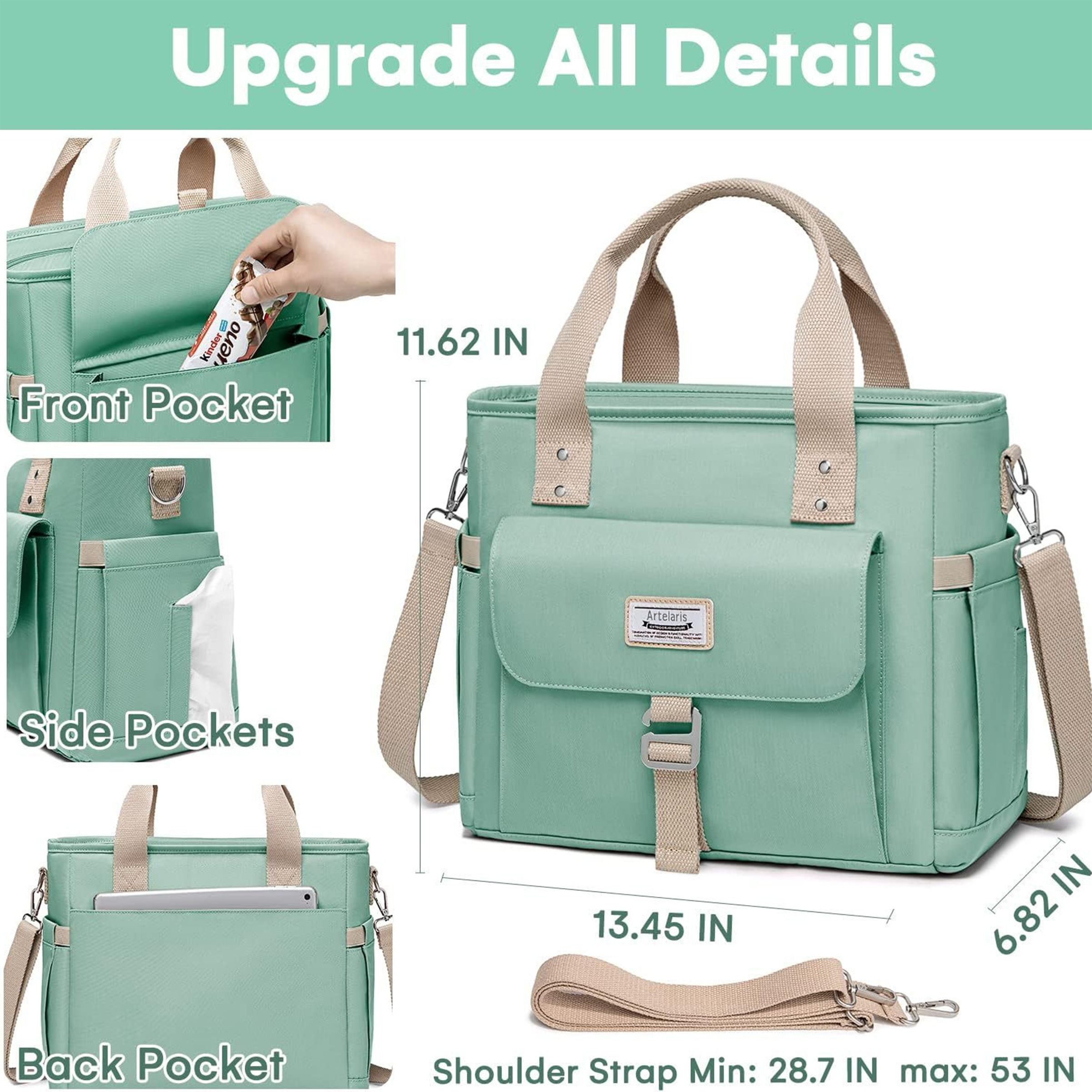 Waterproof Insulated Lunch Bag with Spacious Design 8