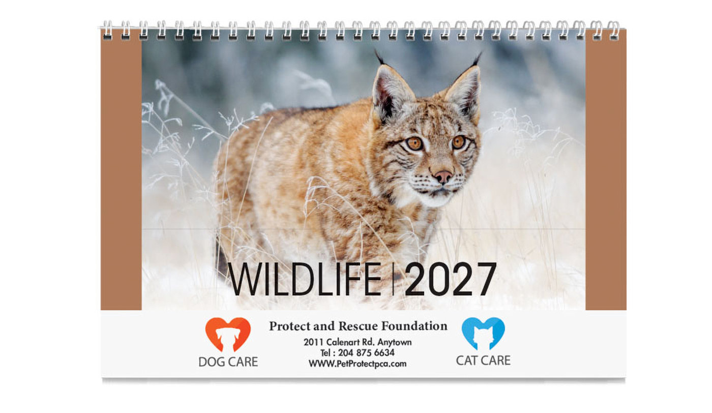 PCA 3775 Wildlife Desk Calendar