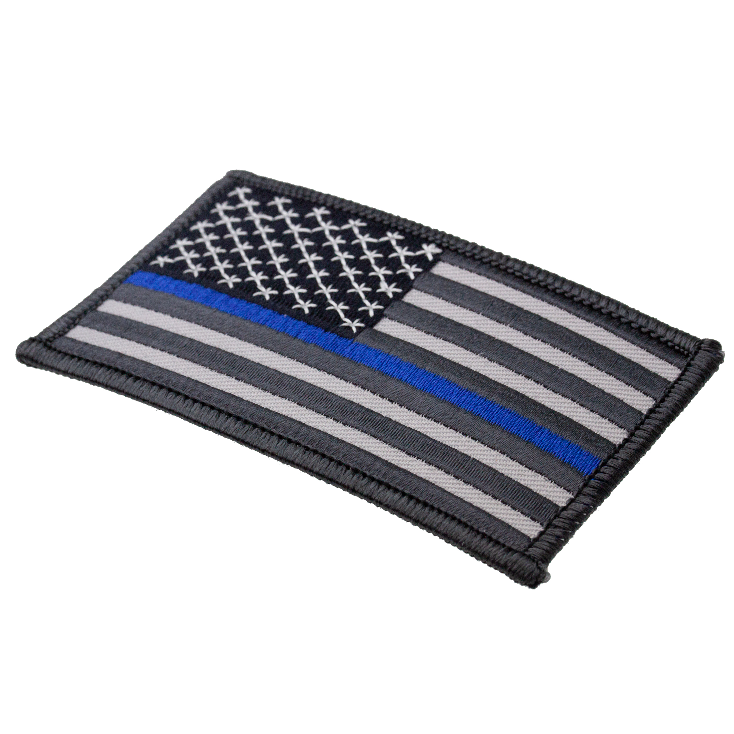 Thin Blue Line Police U.S. American Flag Patch 3