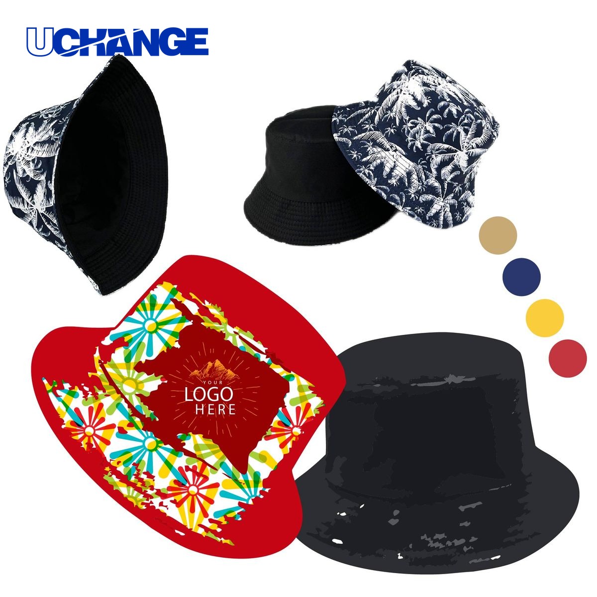 Full Color Sublimation Bucket Hat