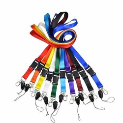 Detachable Safety Buckle Quick Release Lanyards With KeyRing