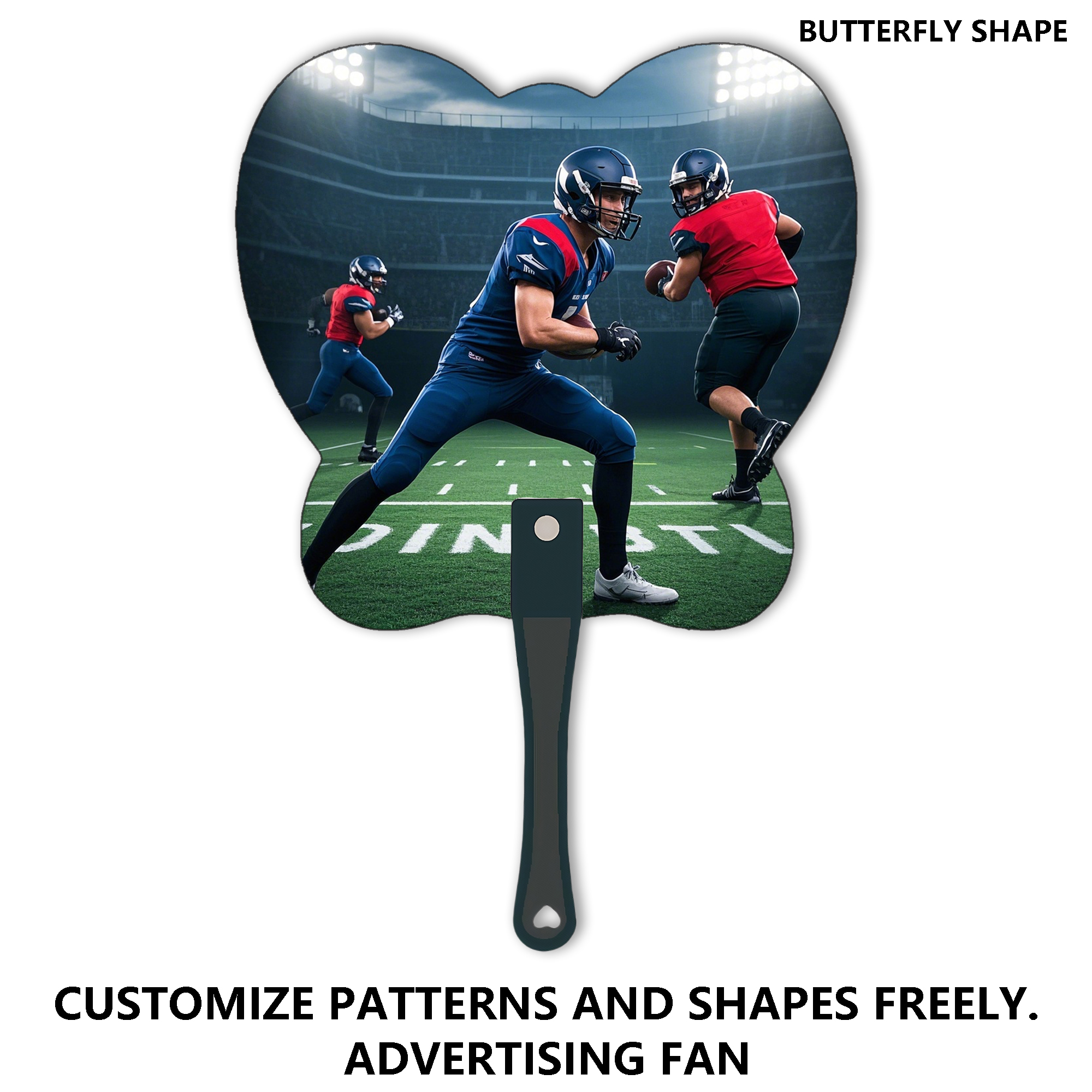 Personalize Logo & Pics on Butterfly Ad Fan 3
