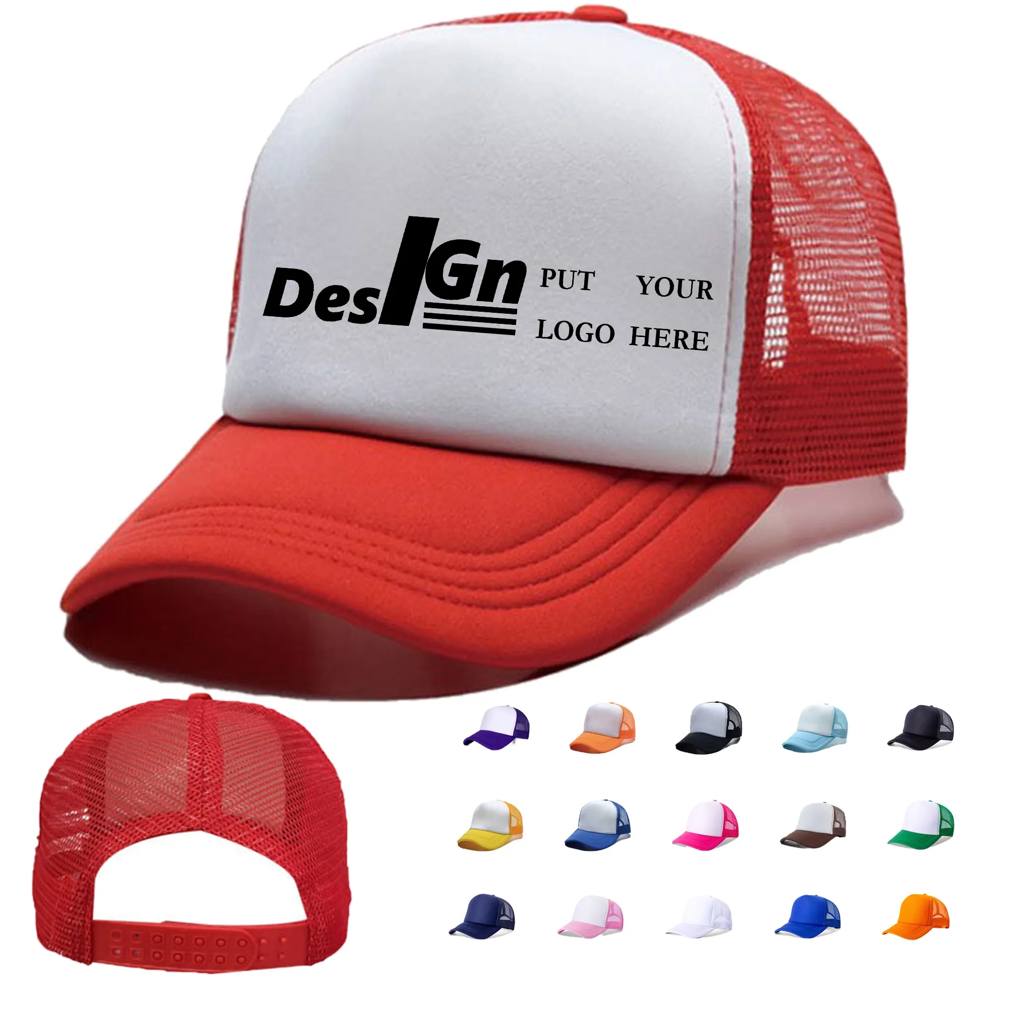 Foam Mesh Baseball Cap Trucker Hat