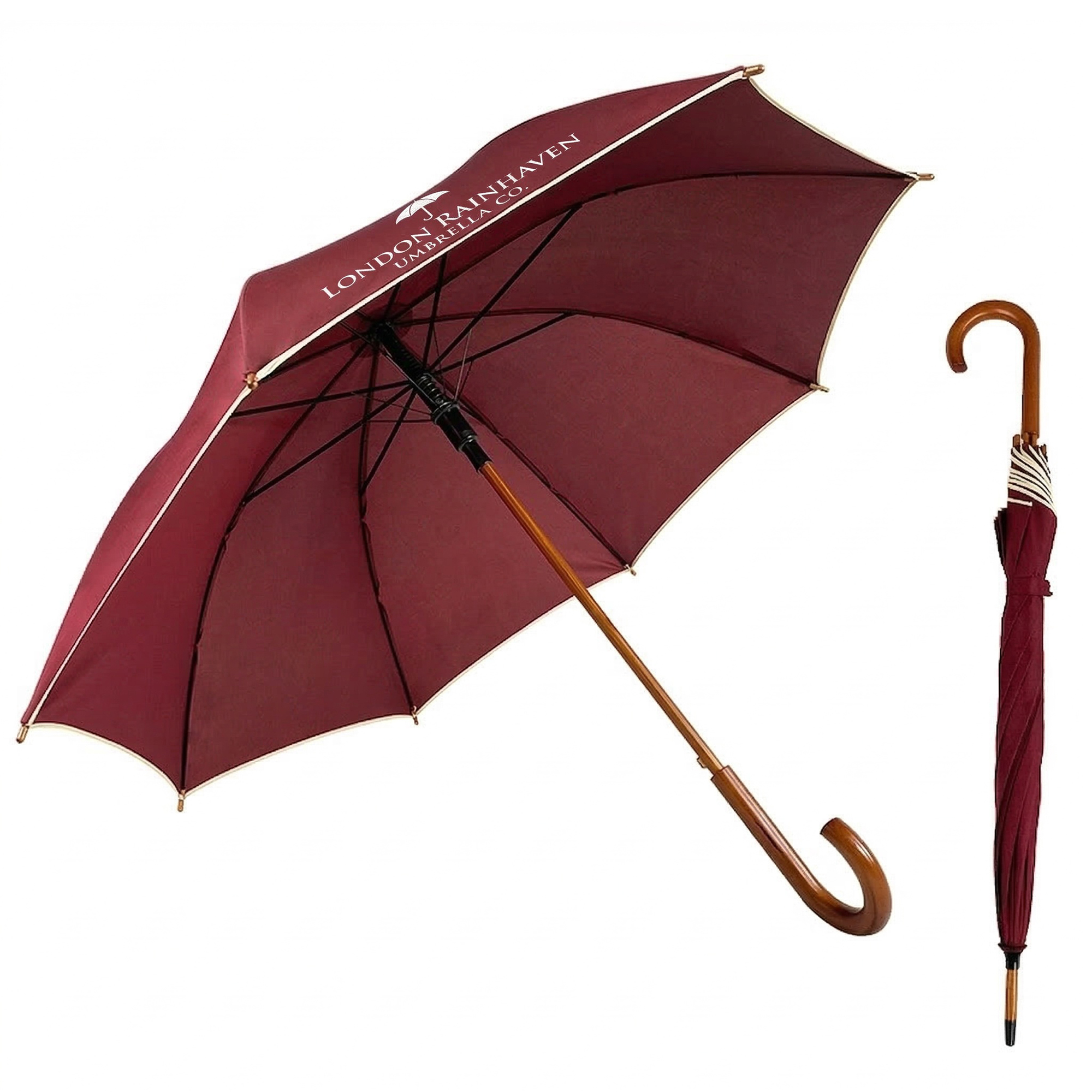 48" Cabin Custom Printed Umbrella with Logo