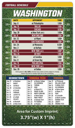 Magnet Football Sport Schedules - 4x7 Round Corners