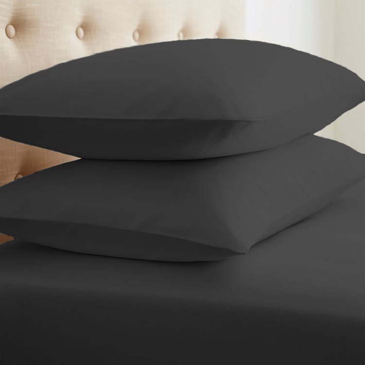 Microfiber Pillowcase Sets - Black Standard 2 Pack 3
