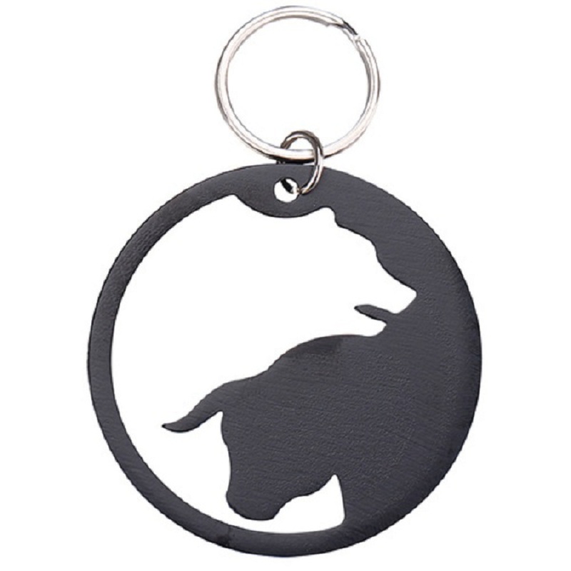 Bull and Bear Stainless Steel Bottle Opener KeyChain 9