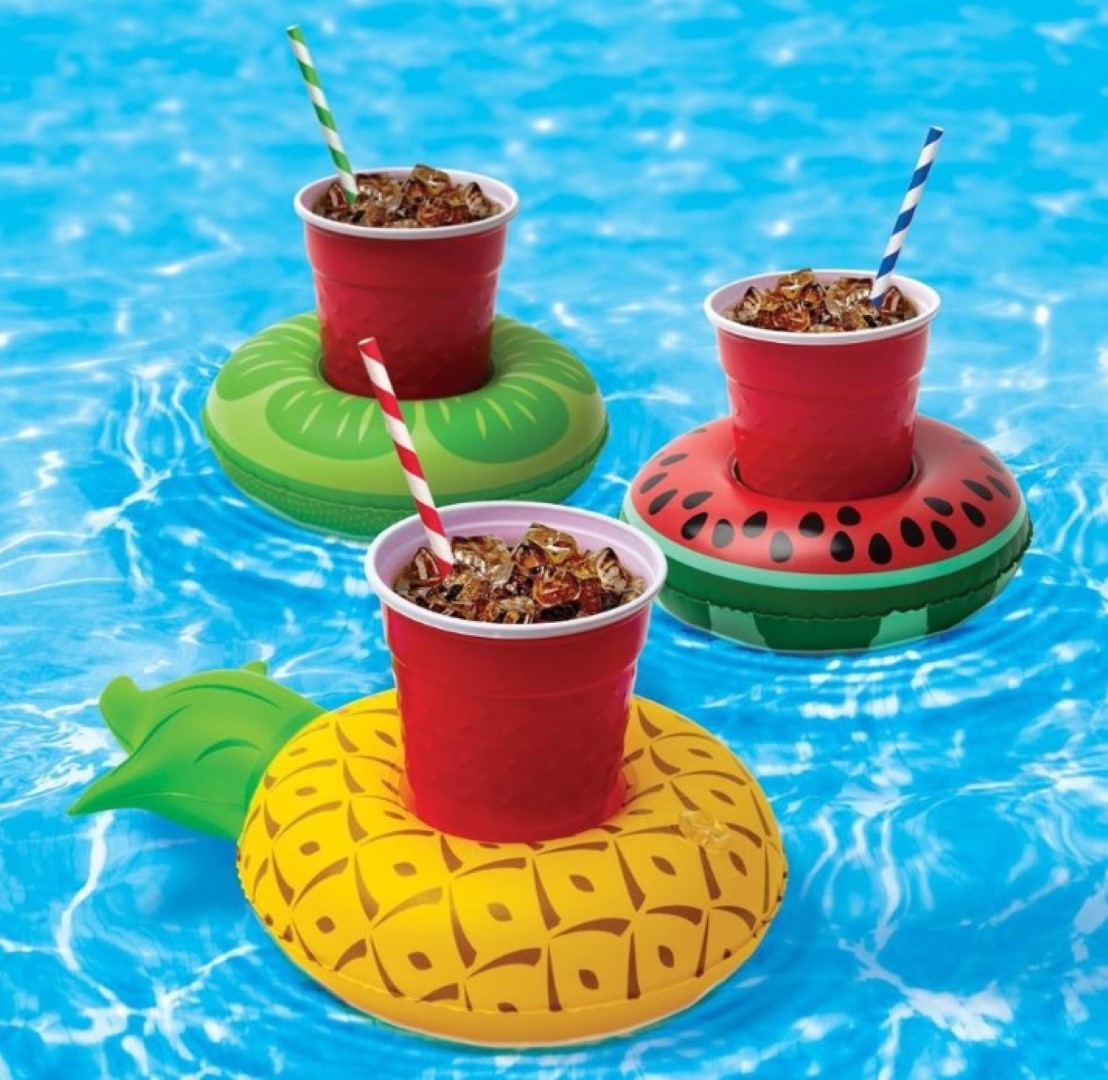 Fruit Shape Inflatable Coasters/Drink Holder
