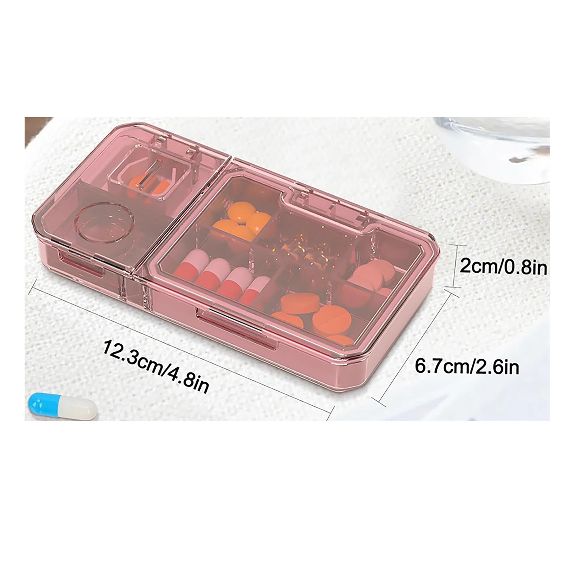 Translucent Pill Organizer 11