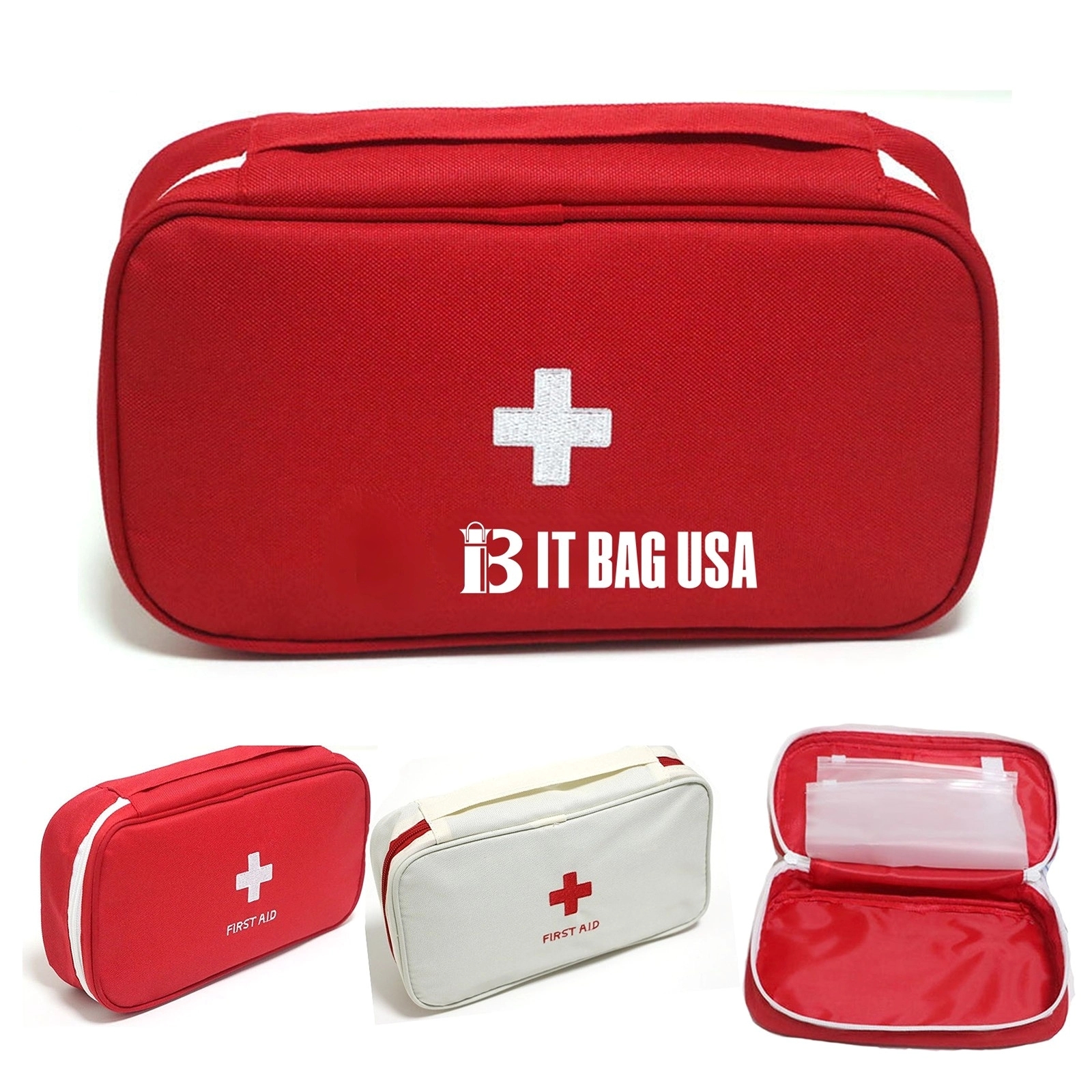 First Aid Kit Bag For Home Car Empty