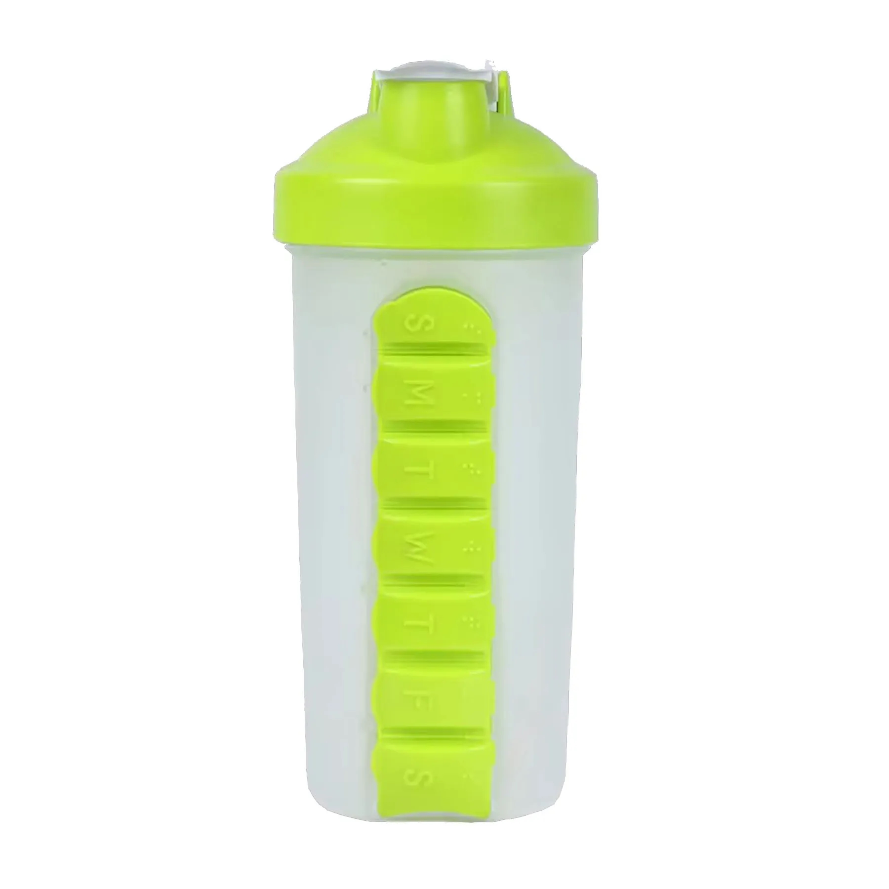 Shake Bottle with Pill Box 14