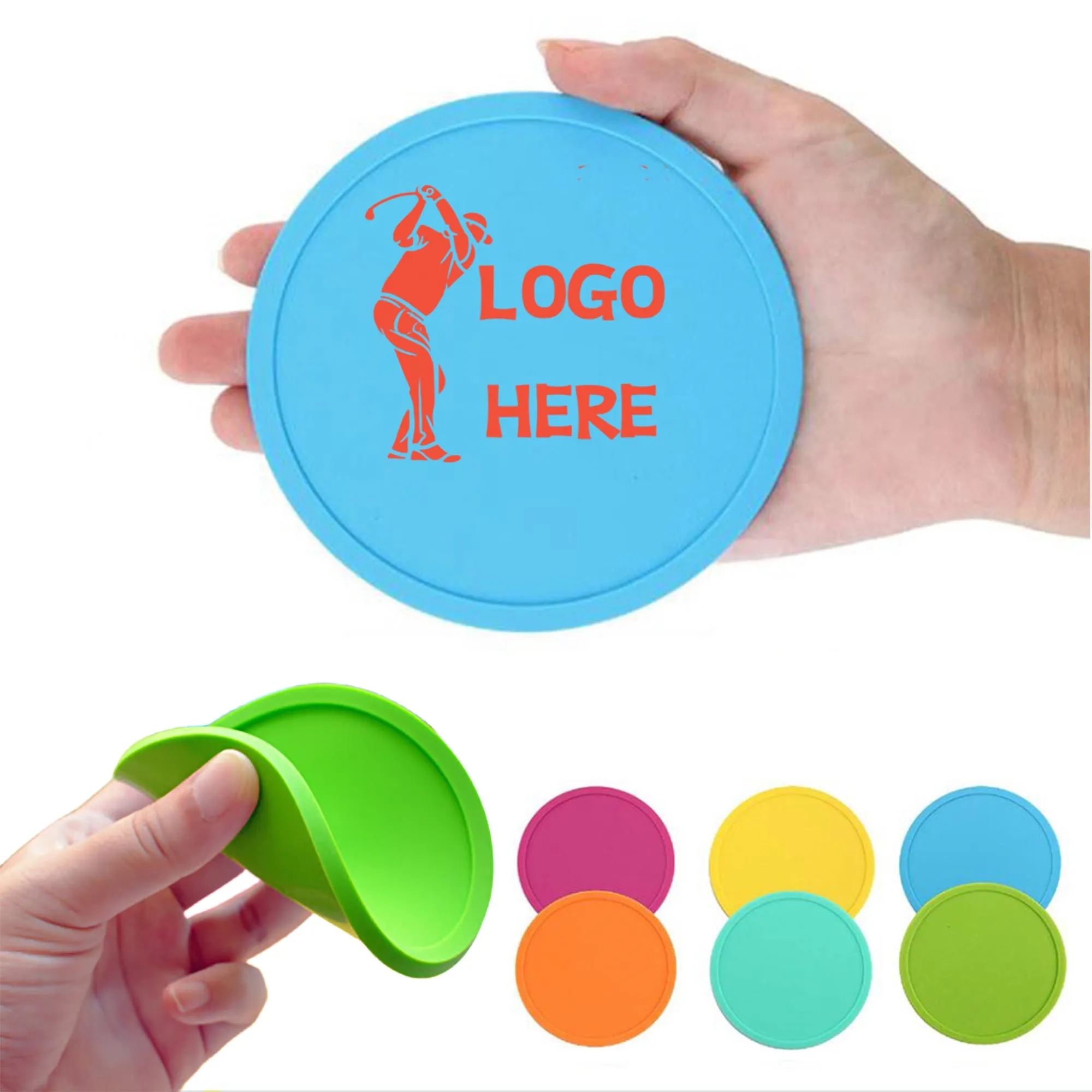 MOQ50 Silicone Cup Coaster