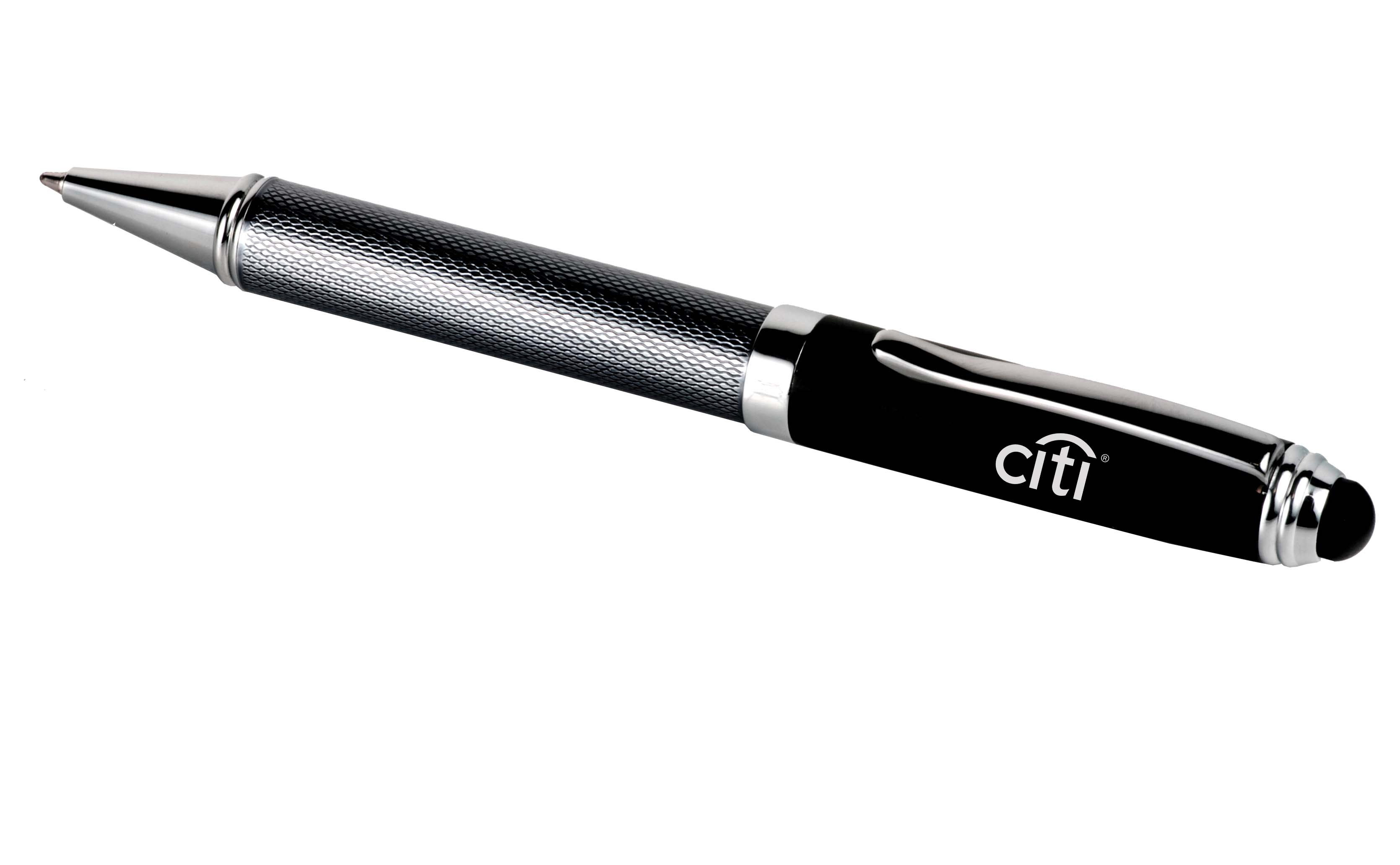 Intexur Twist Action Ballpoint Pen With Touchscreen Stylus