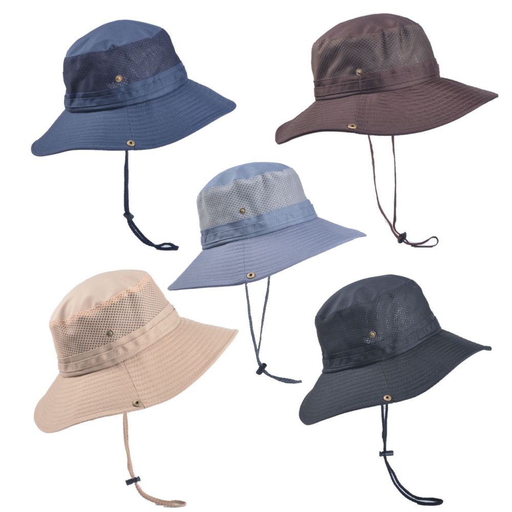 Wide Brim Drawstring Bucket Hat 7