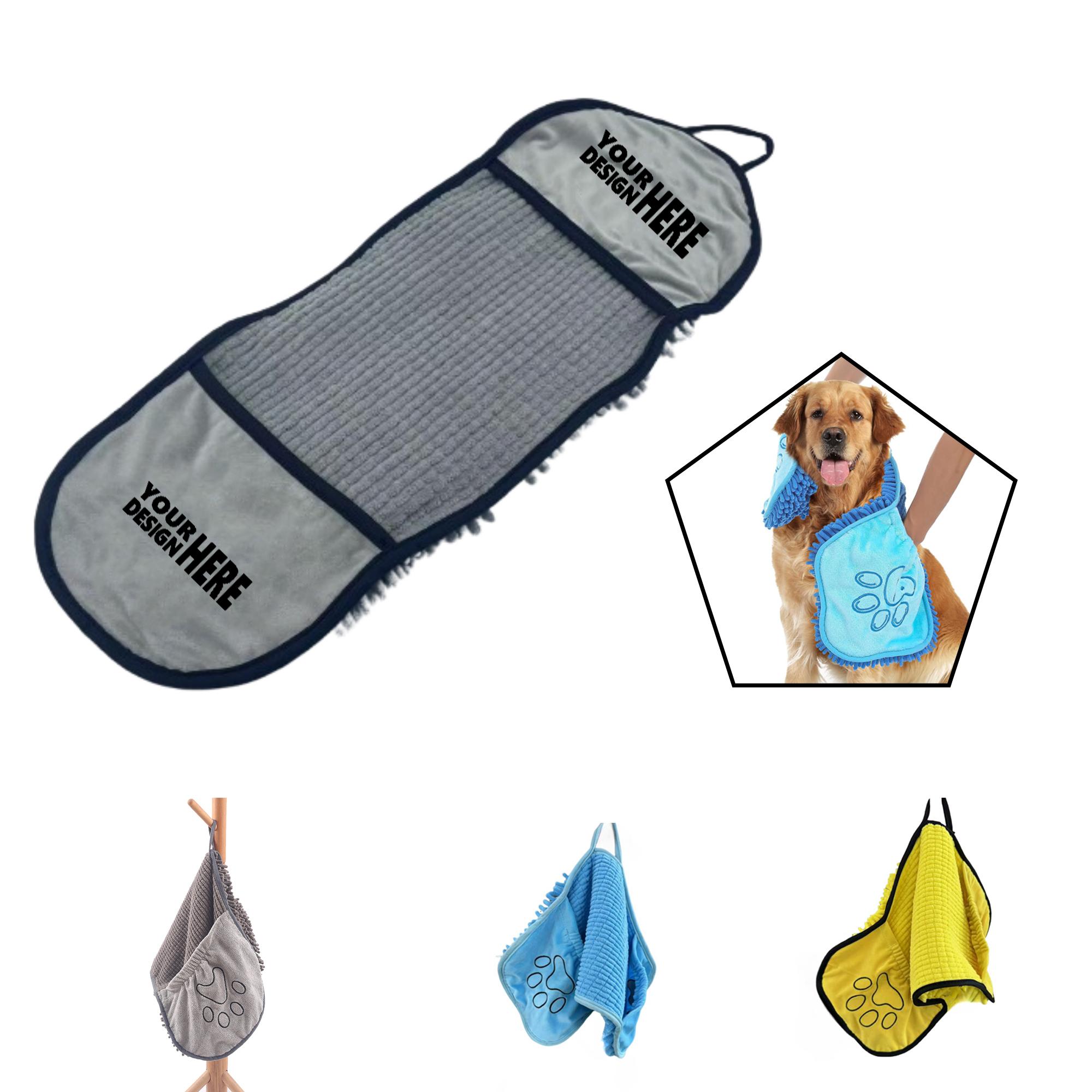 Premium Microfiber Dog Towel 2