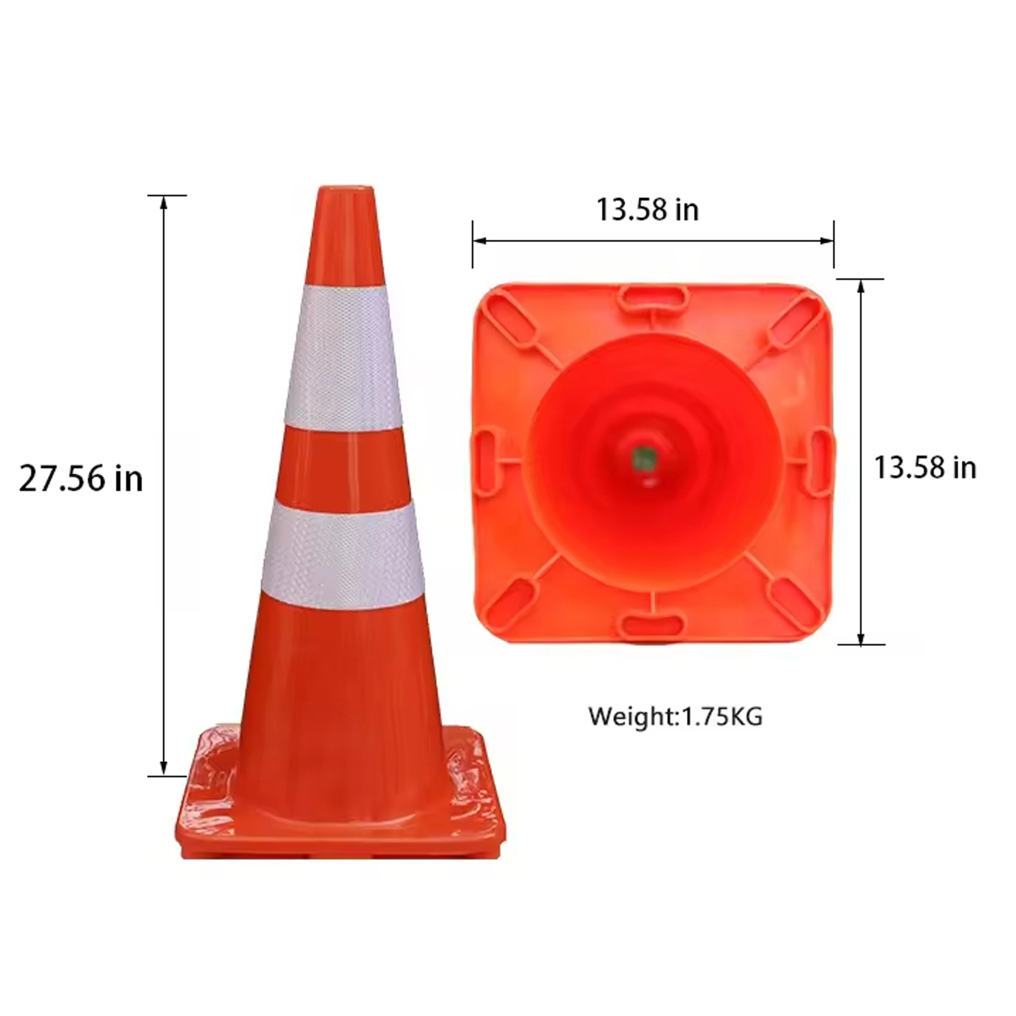 High - Visibility Traffic Cone 10