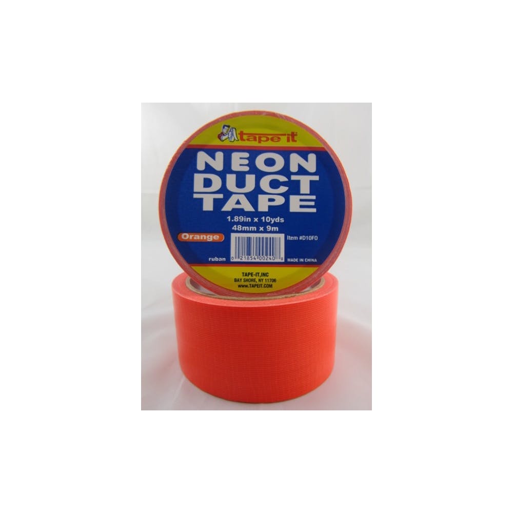 Duct Tape - Neon Orange 1.89" x 10 yards, promotional household item with logo imprint 3