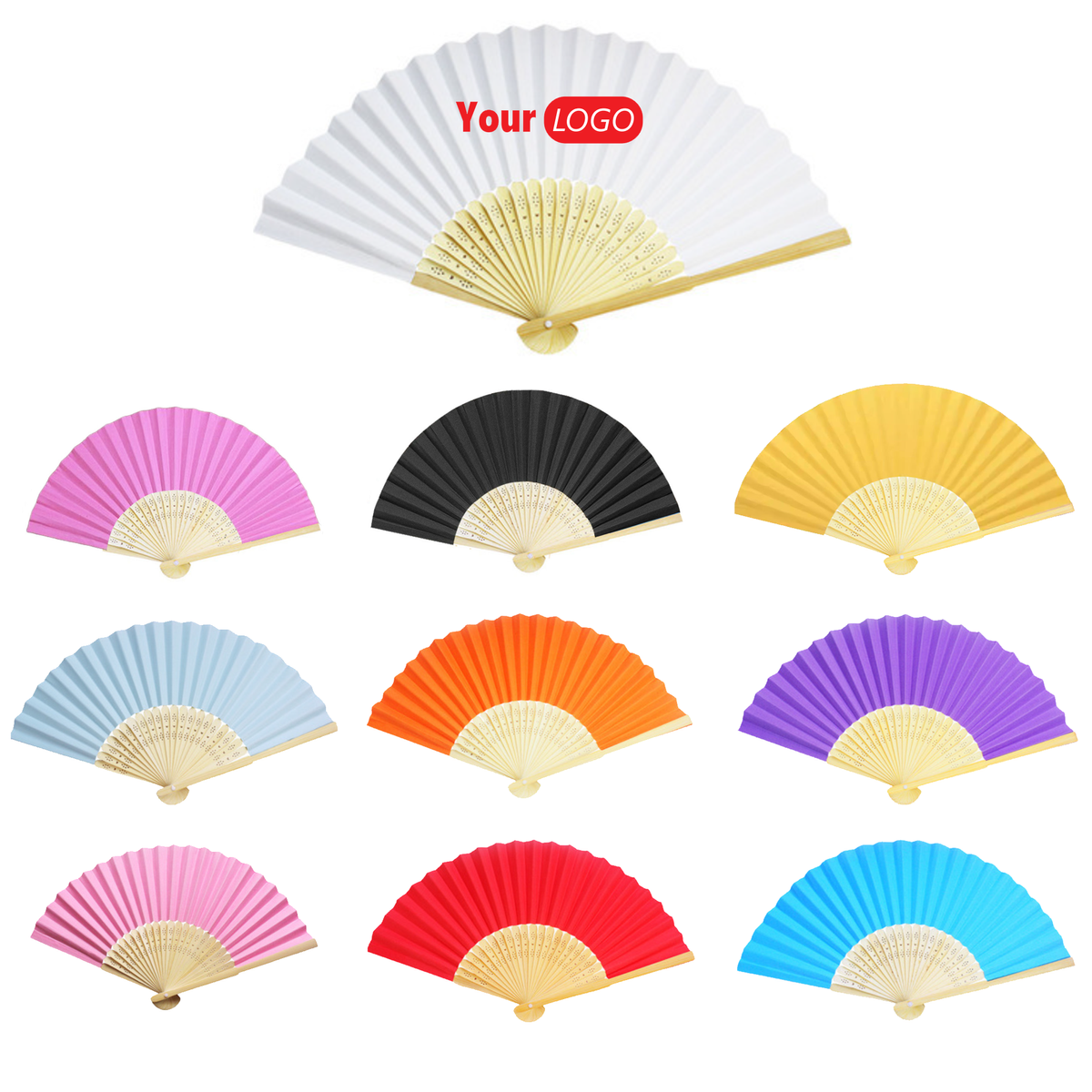 Full Color Custom Folding Fan
