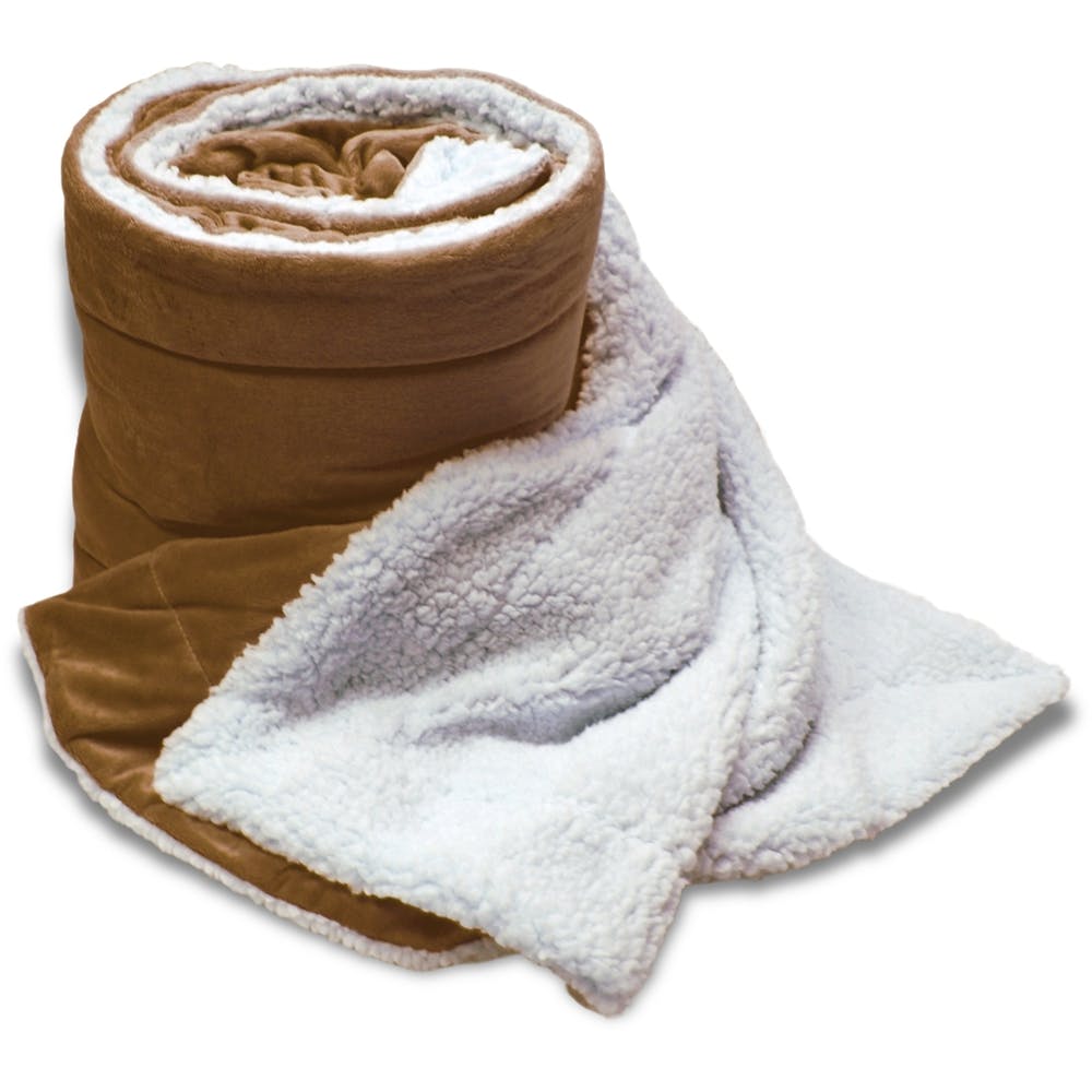 Sherpa Blankets - Camel 60" x 72" 3