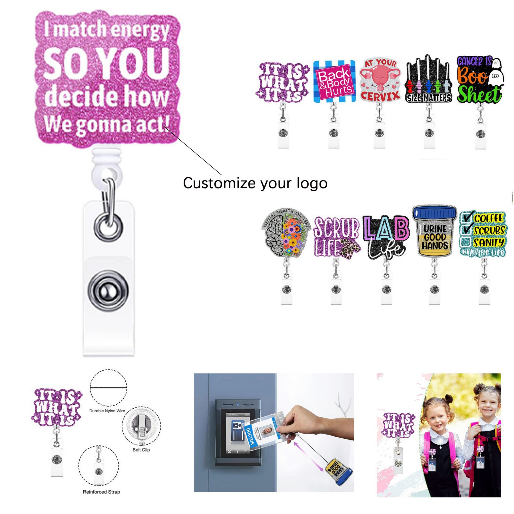 Versatile Retractable Badge Holder