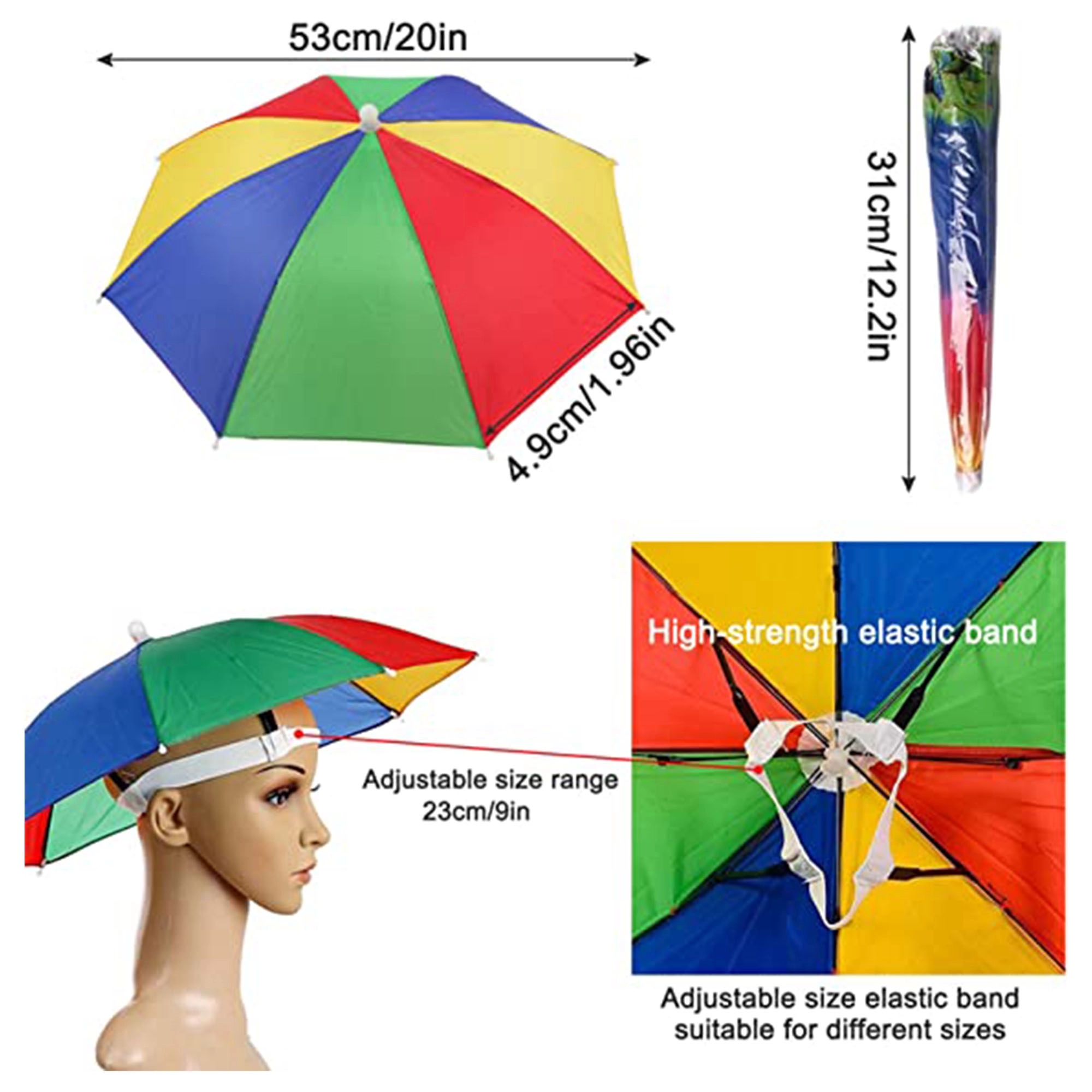 Fishing Umbrella Hat