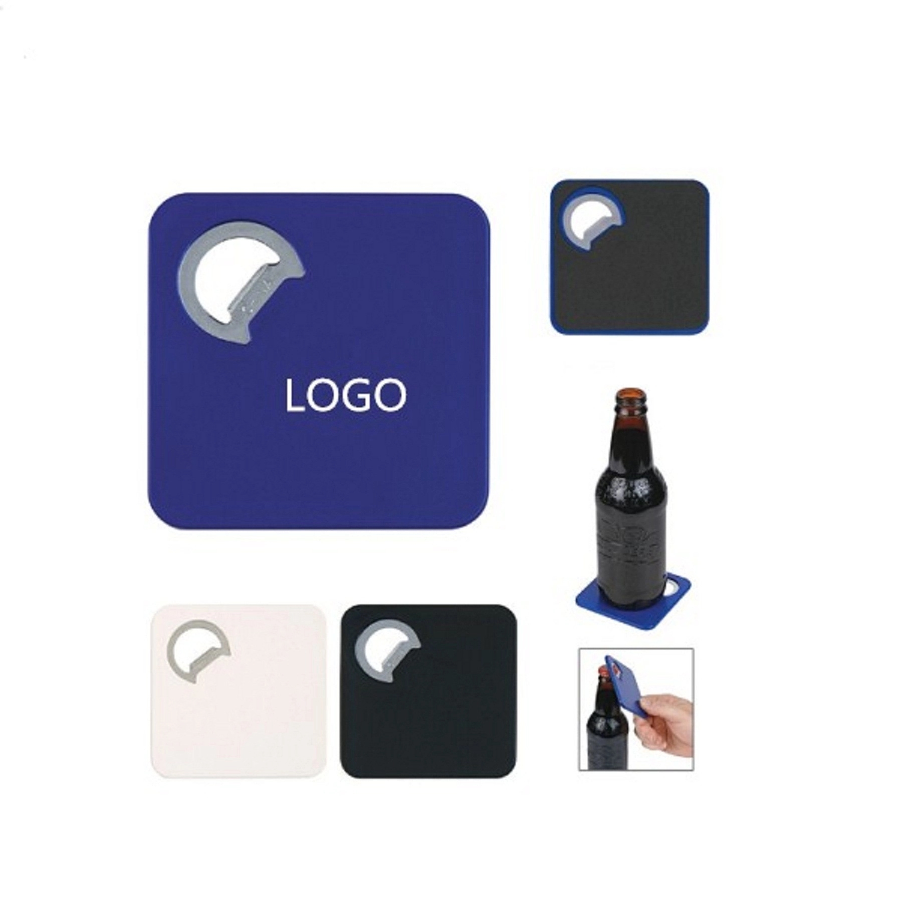 Coaster With Bottle Opener