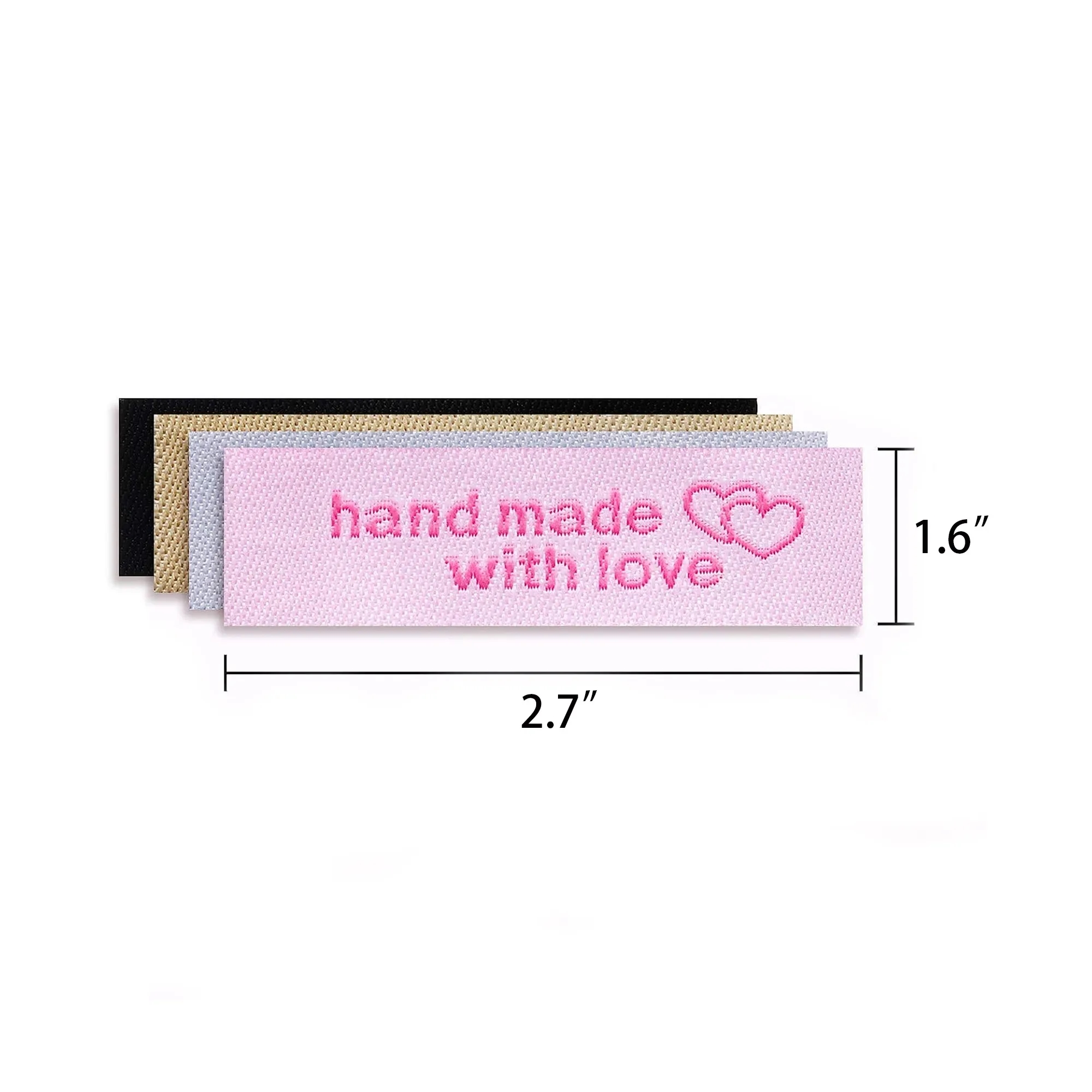 MOQ500 Weaving Marks Clothing Labels 7