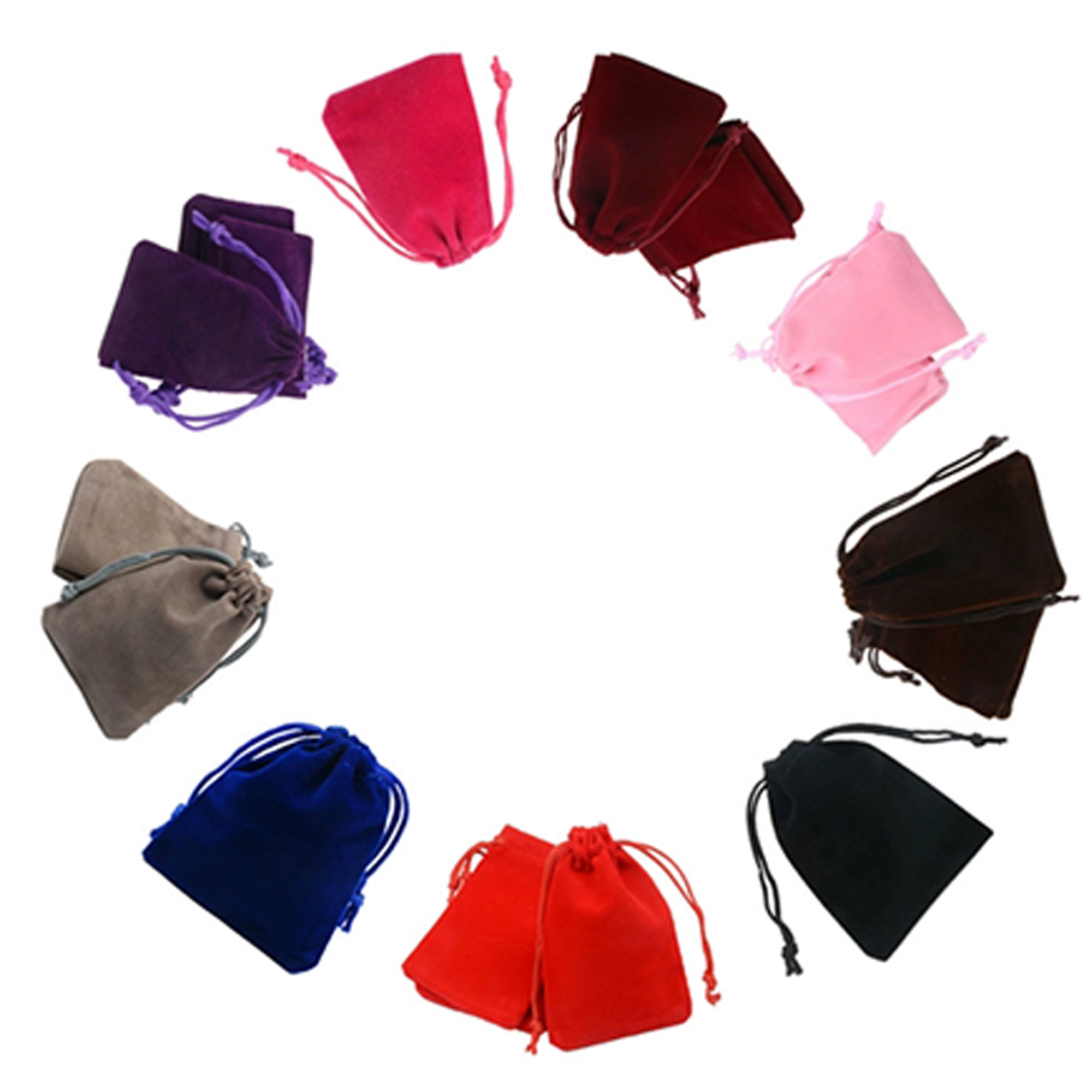 Stylish Pile Coating Drawstring Gift Bag 12