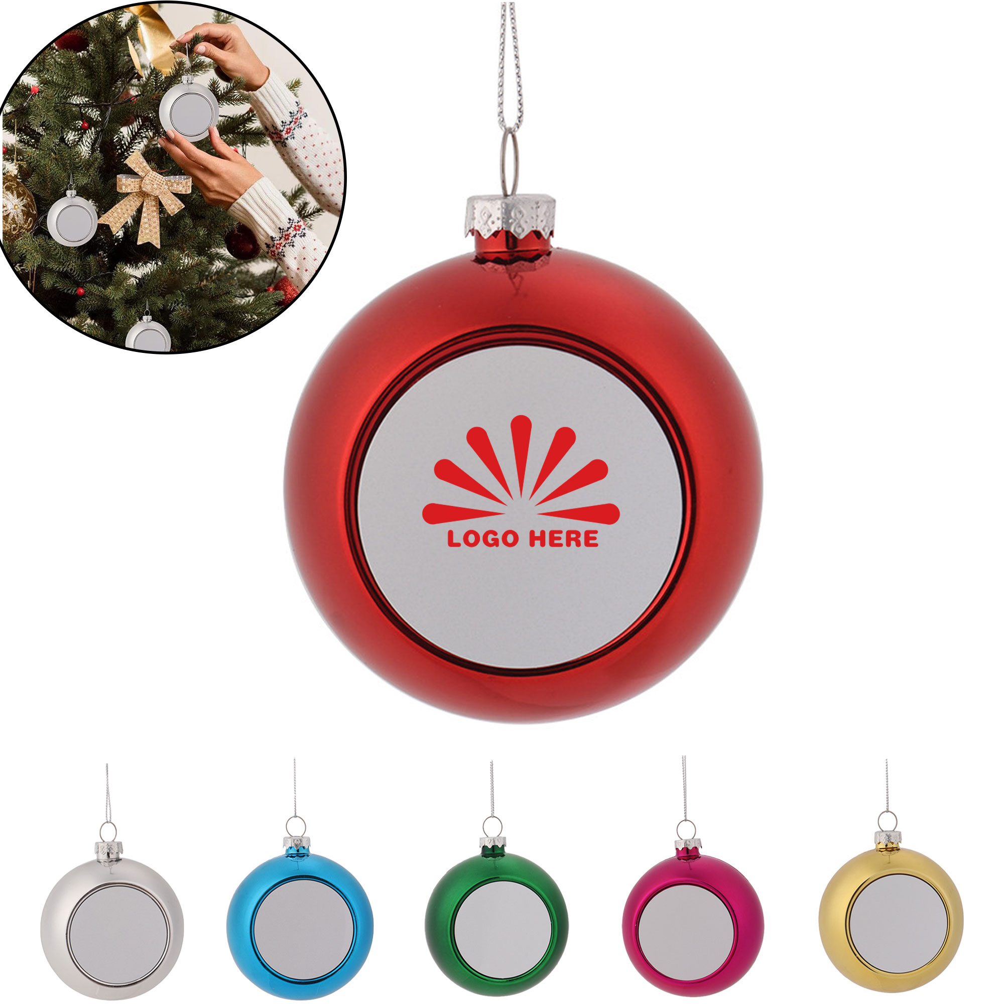 Customized Christmas Balls with Your Photo 5